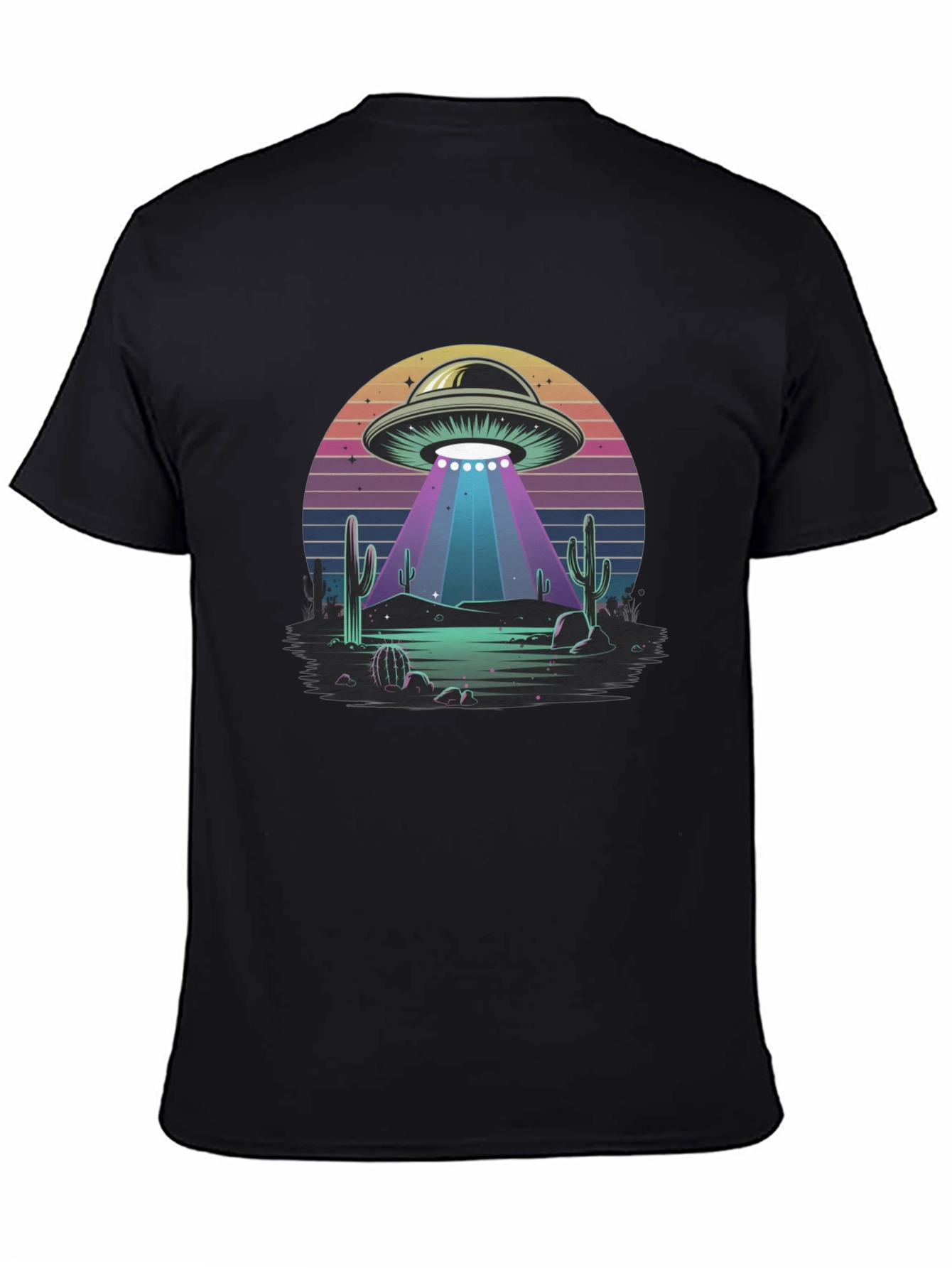 Retro UFO Desert T-Shirt