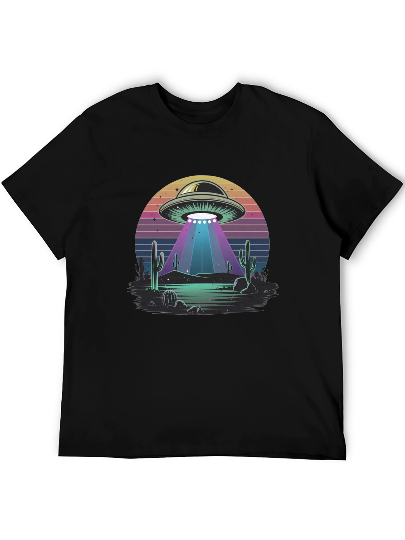 Retro UFO Desert T-Shirt