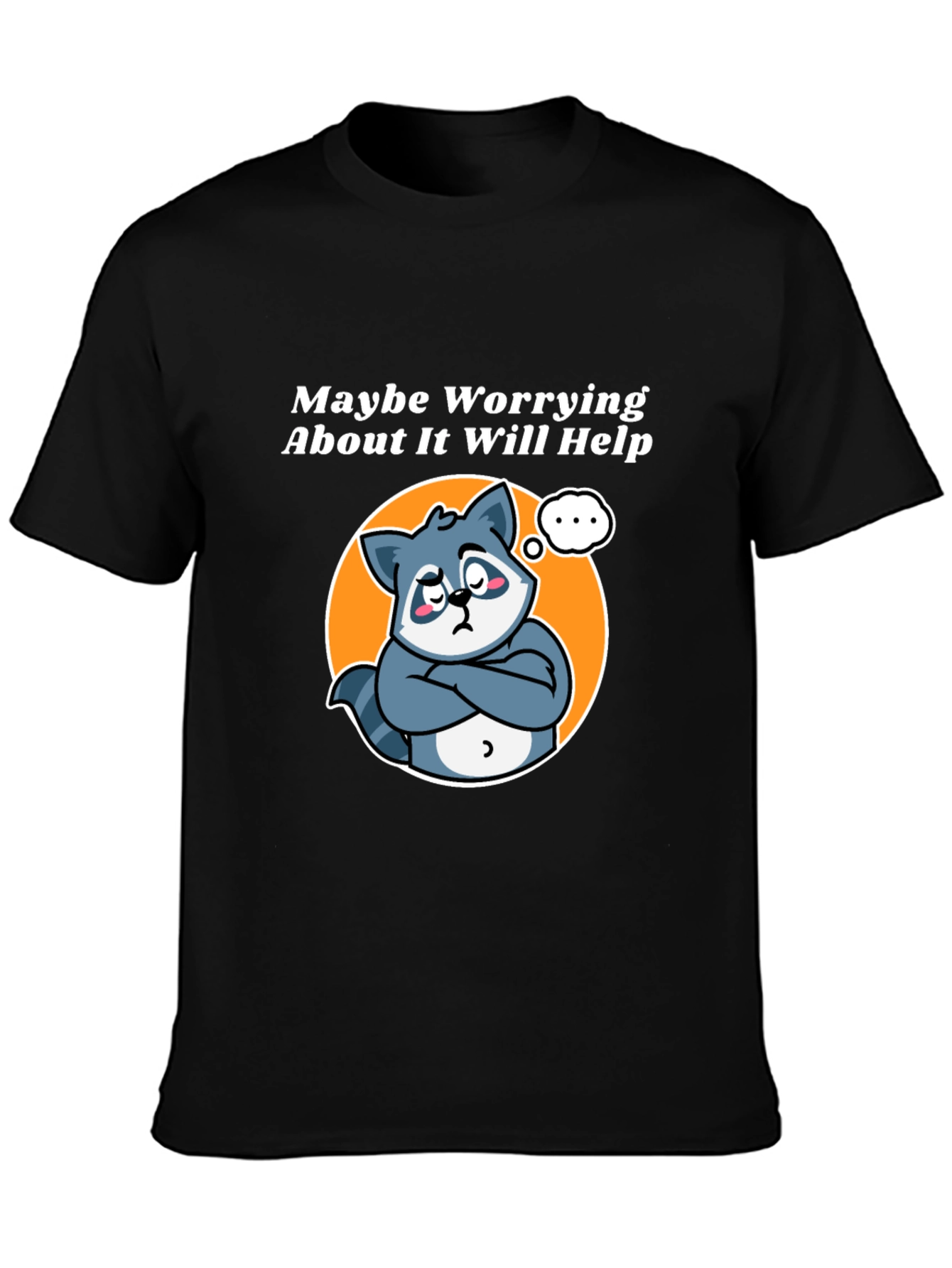 Funny Worrying Raccoon T-Shirt