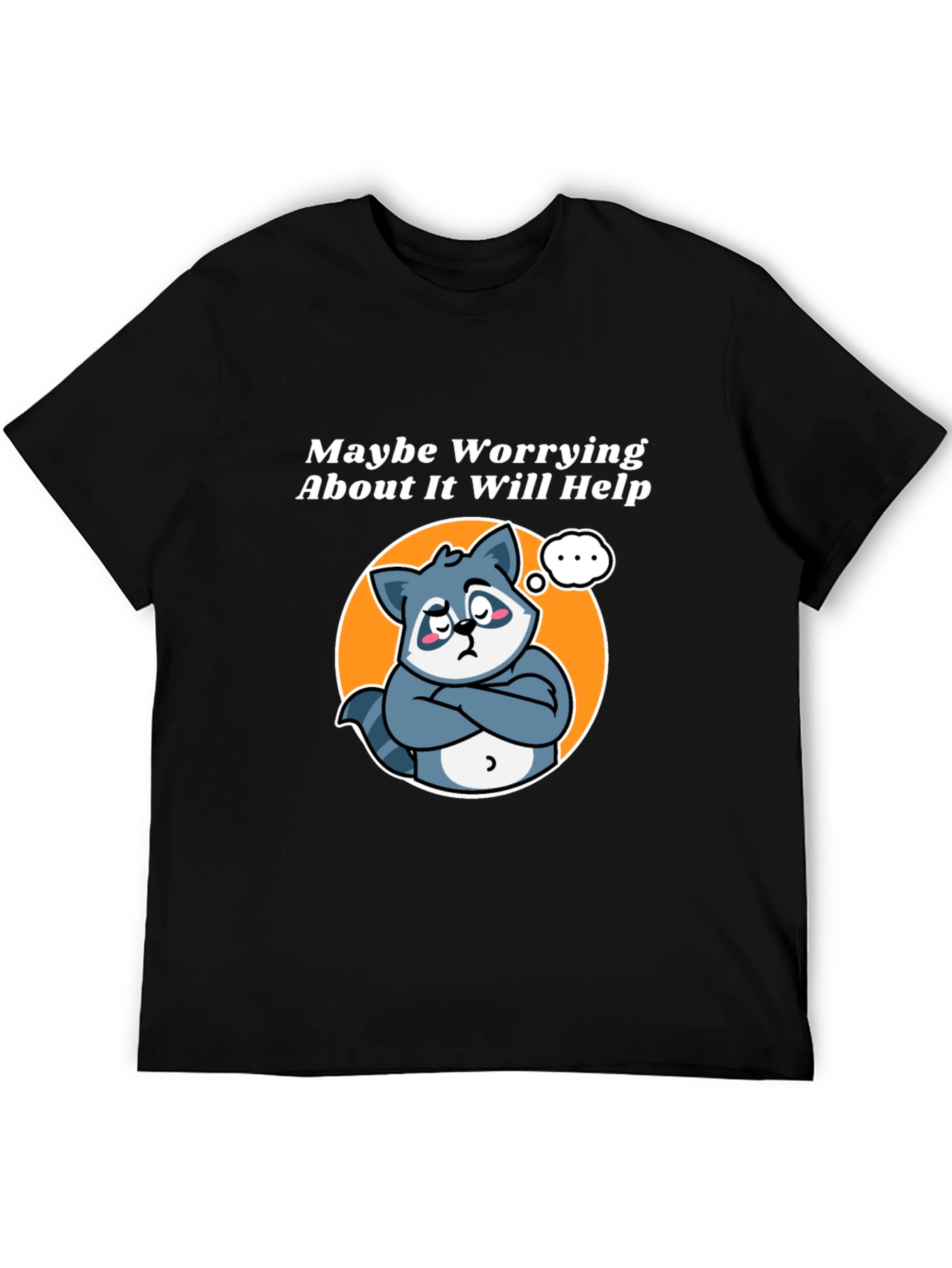 Funny Worrying Raccoon T-Shirt