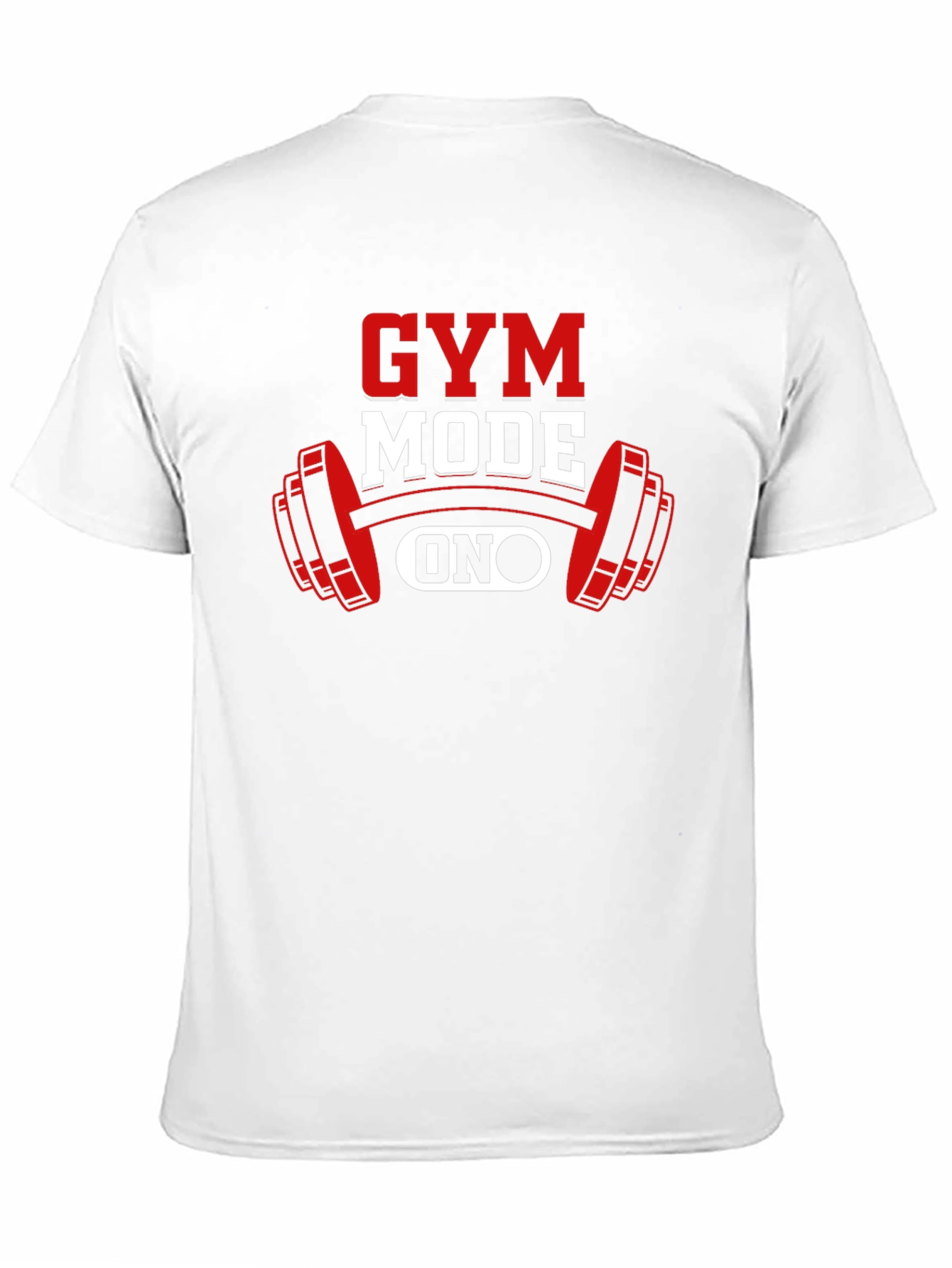Gym Mode On T-Shirt - Black Fitness Apparel