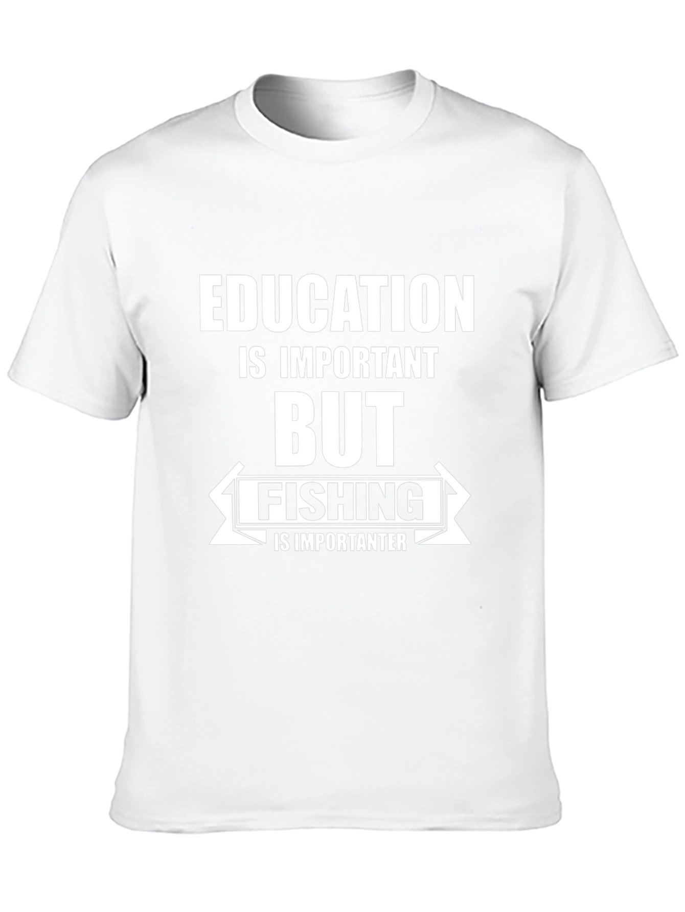 Funny Fishing T-Shirt: Education is Important