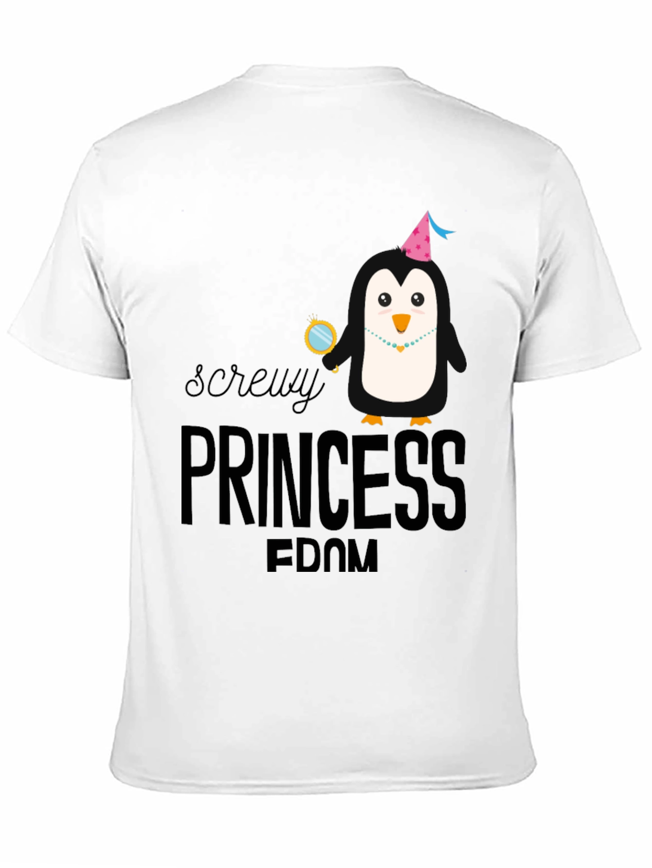 Screw Princessdom Penguin Tee - Fun & Edgy Fashion
