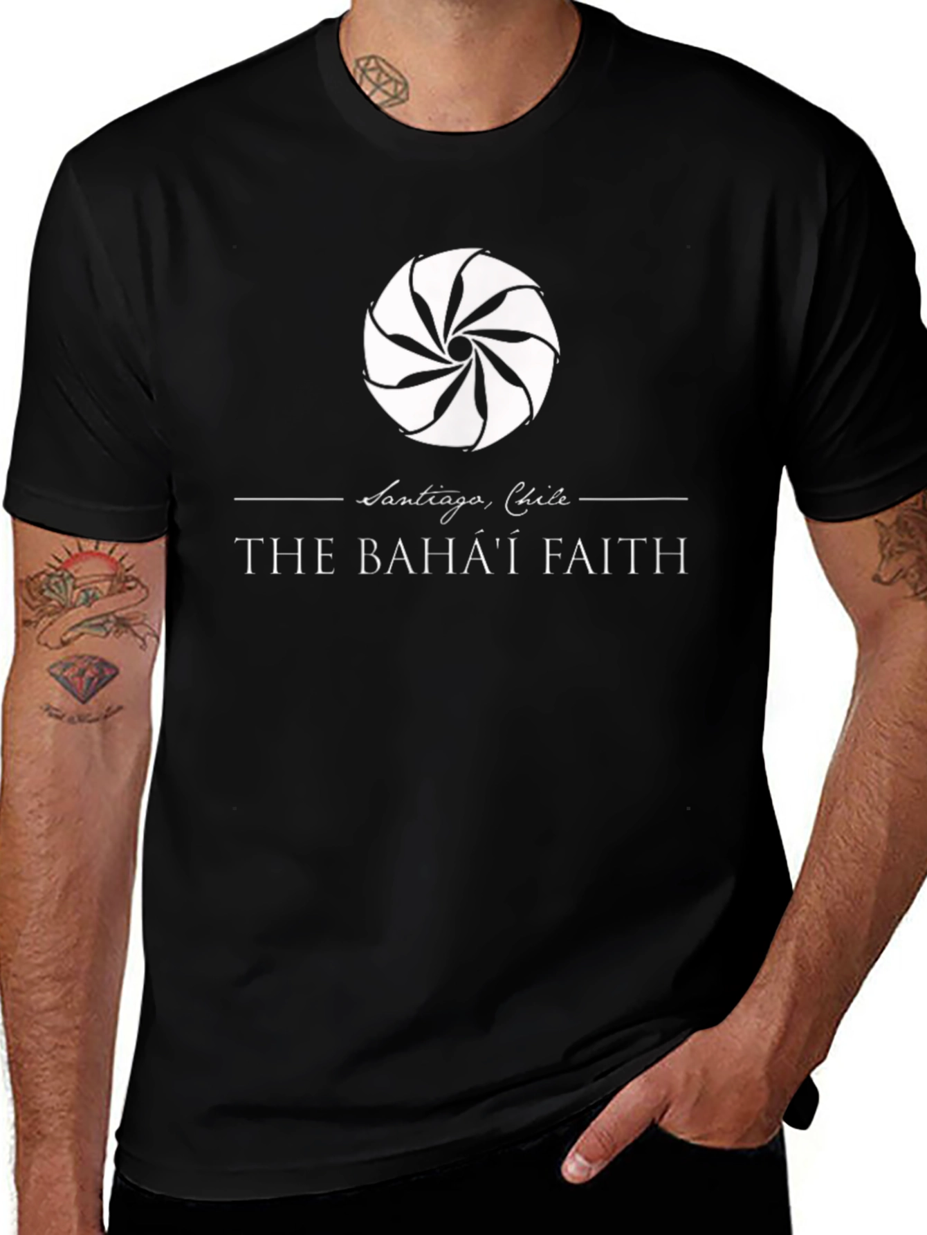 Baháʼí Faith Santiago Chile Graphic T-Shirt