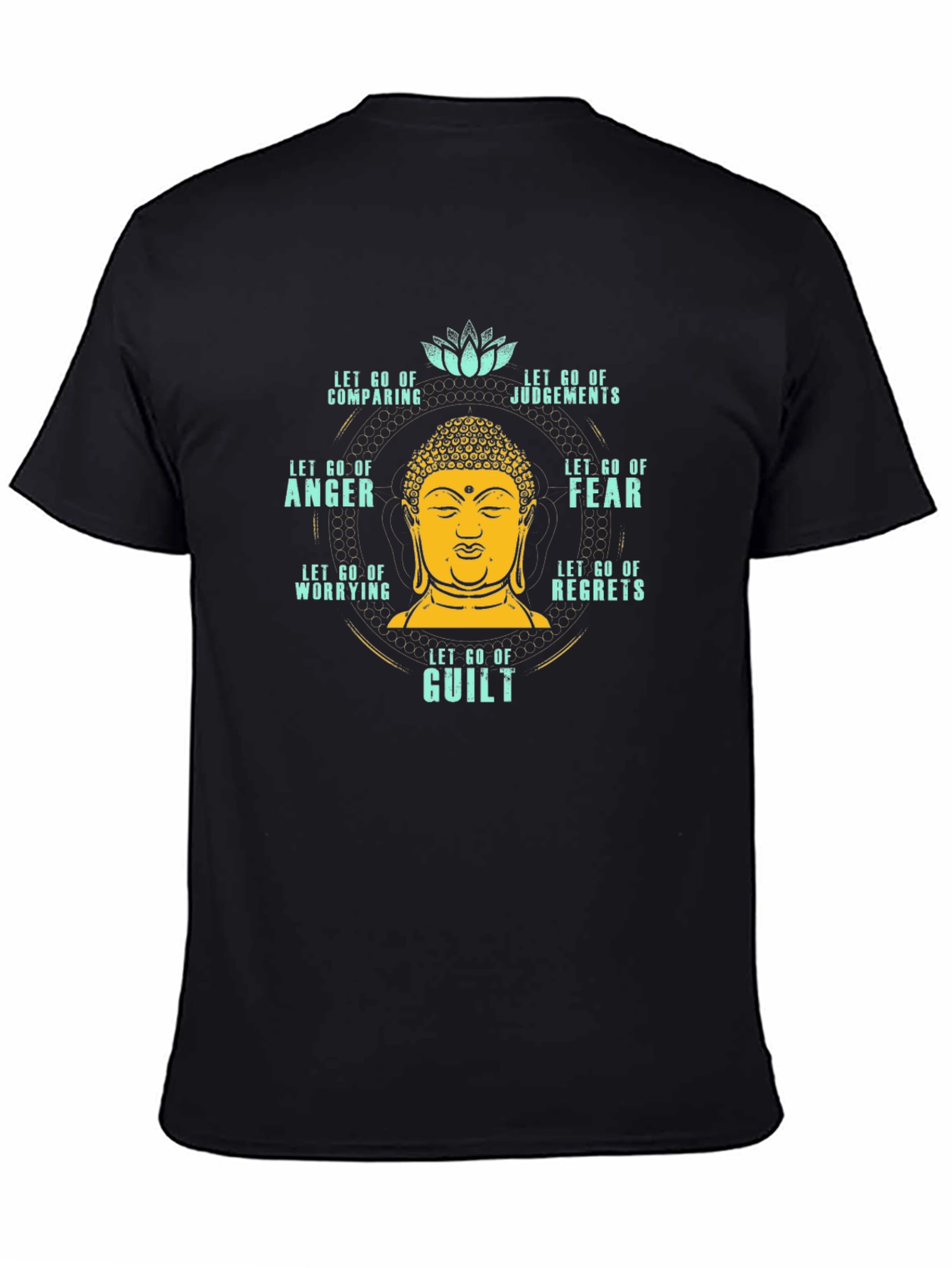 Buddha Let Go Graphic Tee - Spiritual T-Shirt