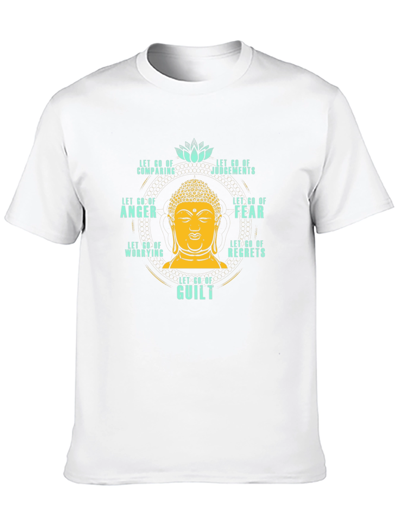 Buddha Let Go Graphic Tee - Spiritual T-Shirt