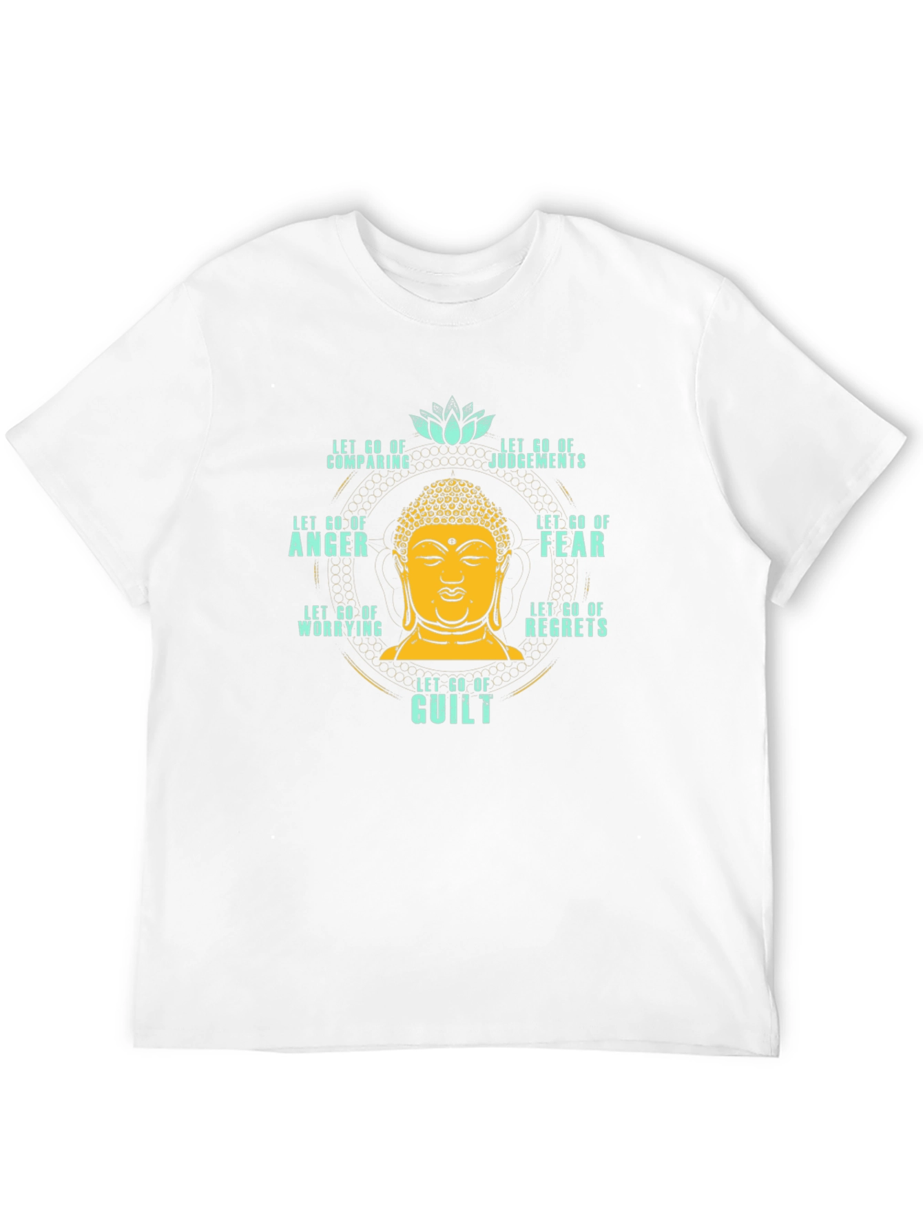 Buddha Let Go Graphic Tee - Spiritual T-Shirt