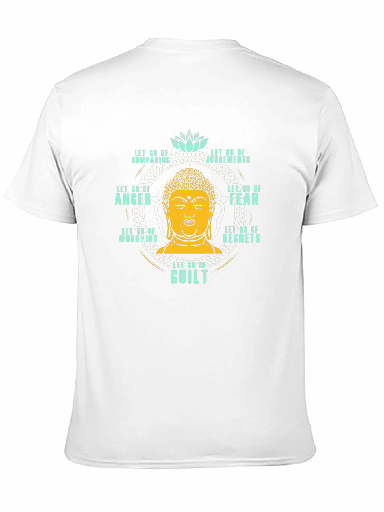 Buddha Let Go Graphic Tee - Spiritual T-Shirt
