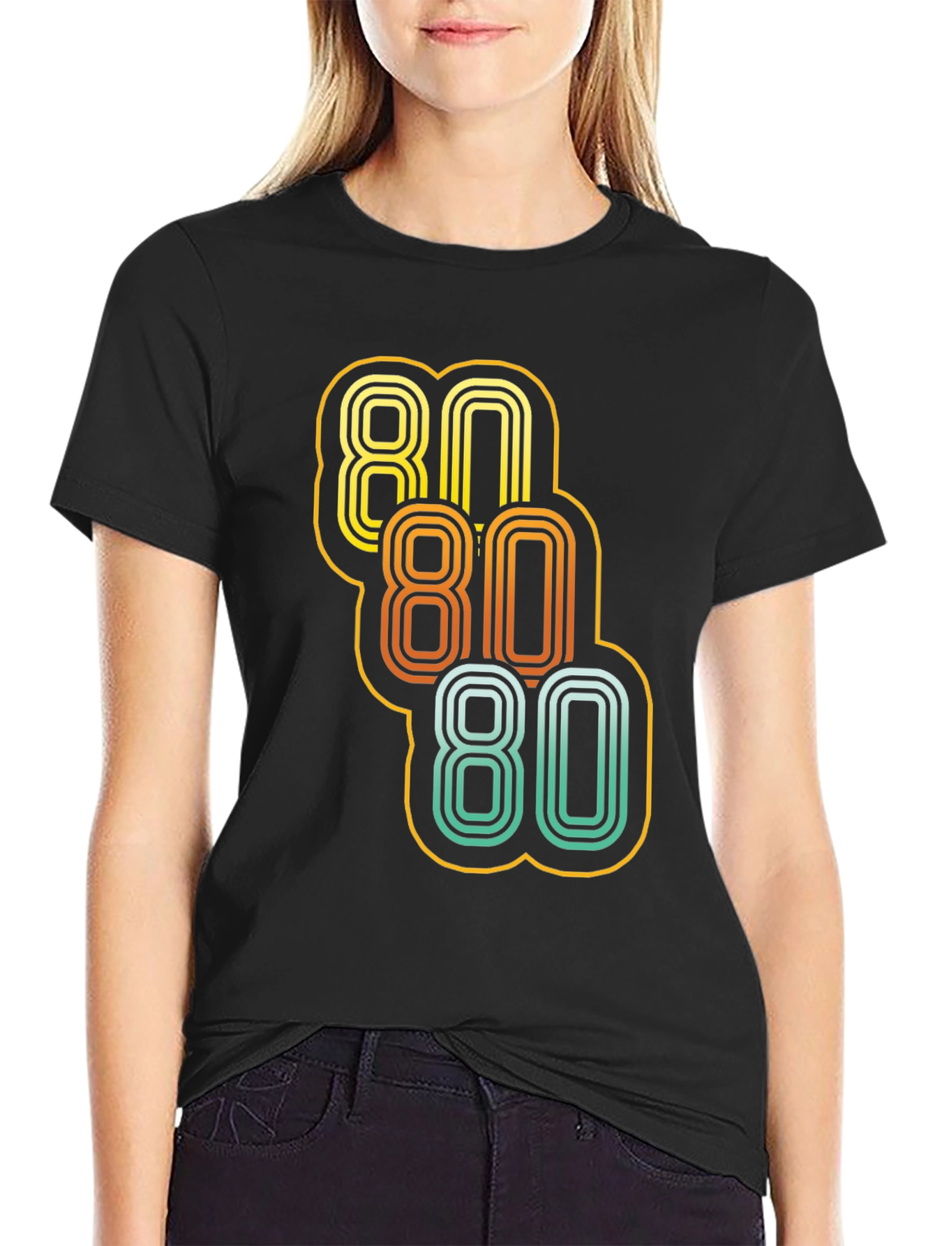 Retro 80s Style Graphic T-Shirt