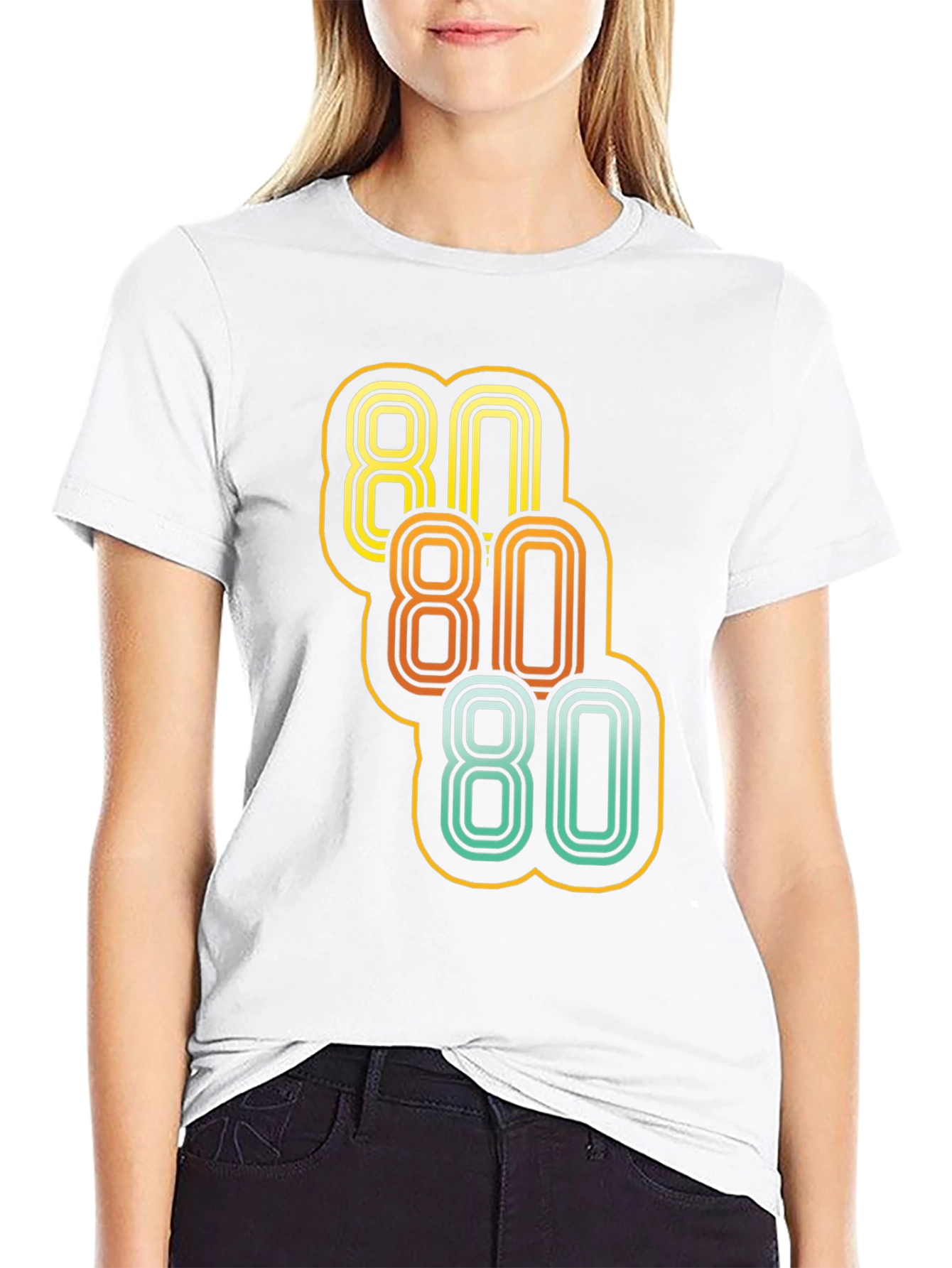 Retro 80s Style Graphic T-Shirt