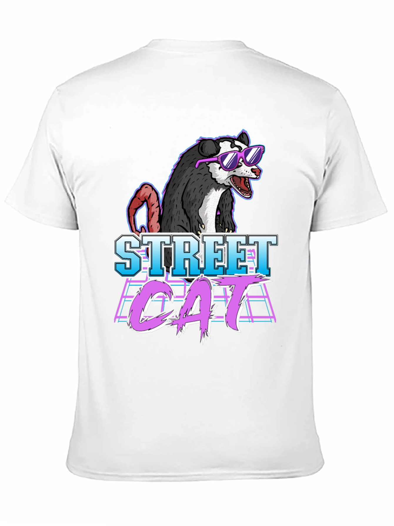 Street Cat Possum Graphic T-Shirt