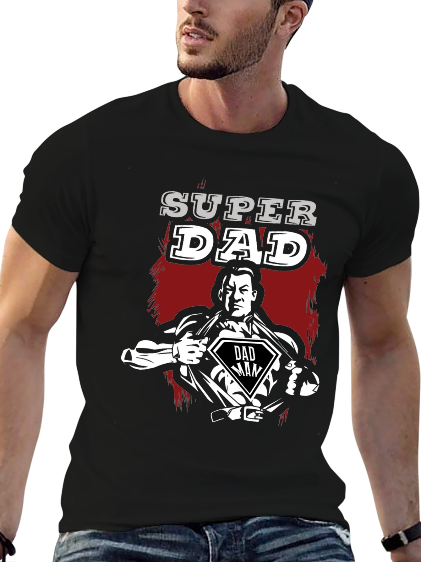 Super Dad Hero T-Shirt - Fathers Day Gift