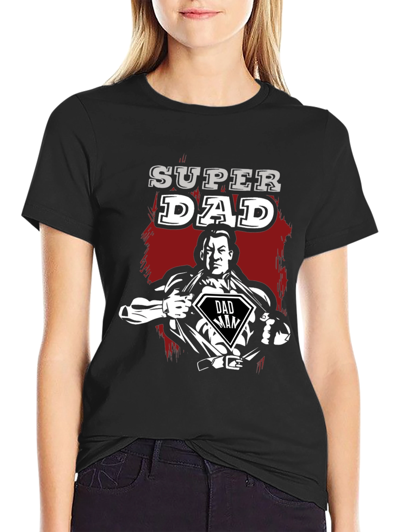 Super Dad Hero T-Shirt - Fathers Day Gift