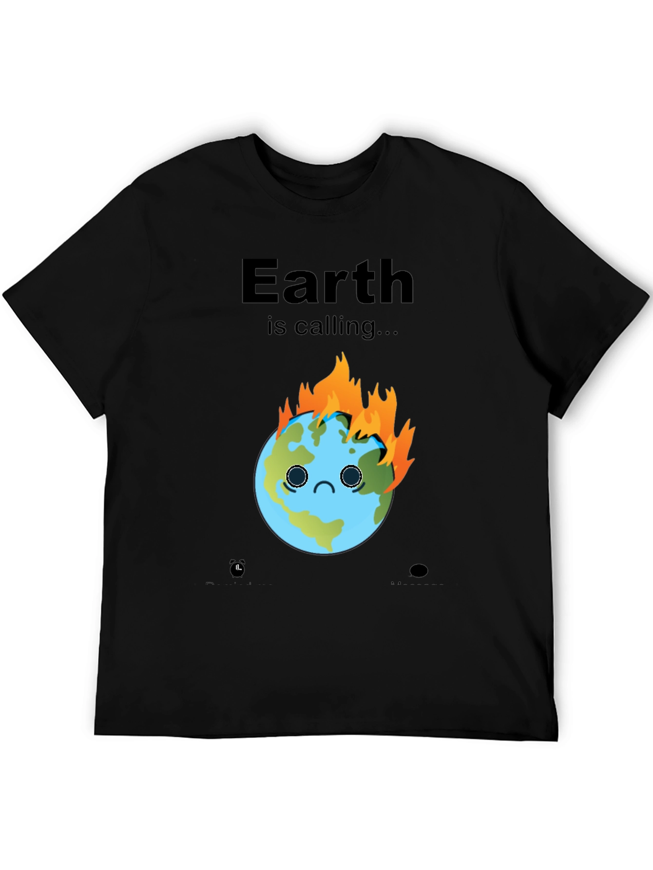 Earth is Calling Graphic Tee - Climate Change Awareness