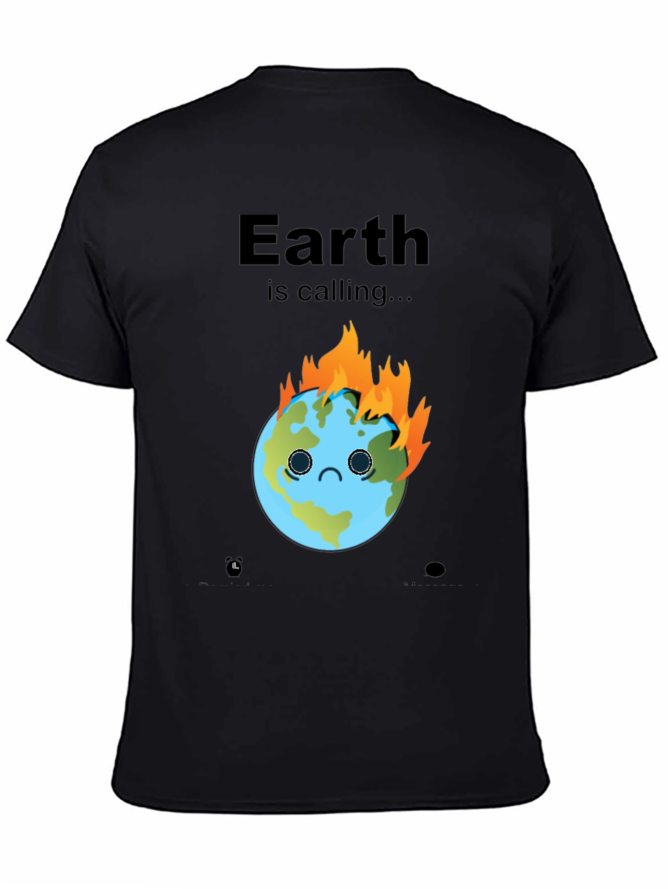 Earth is Calling Graphic Tee - Climate Change Awareness