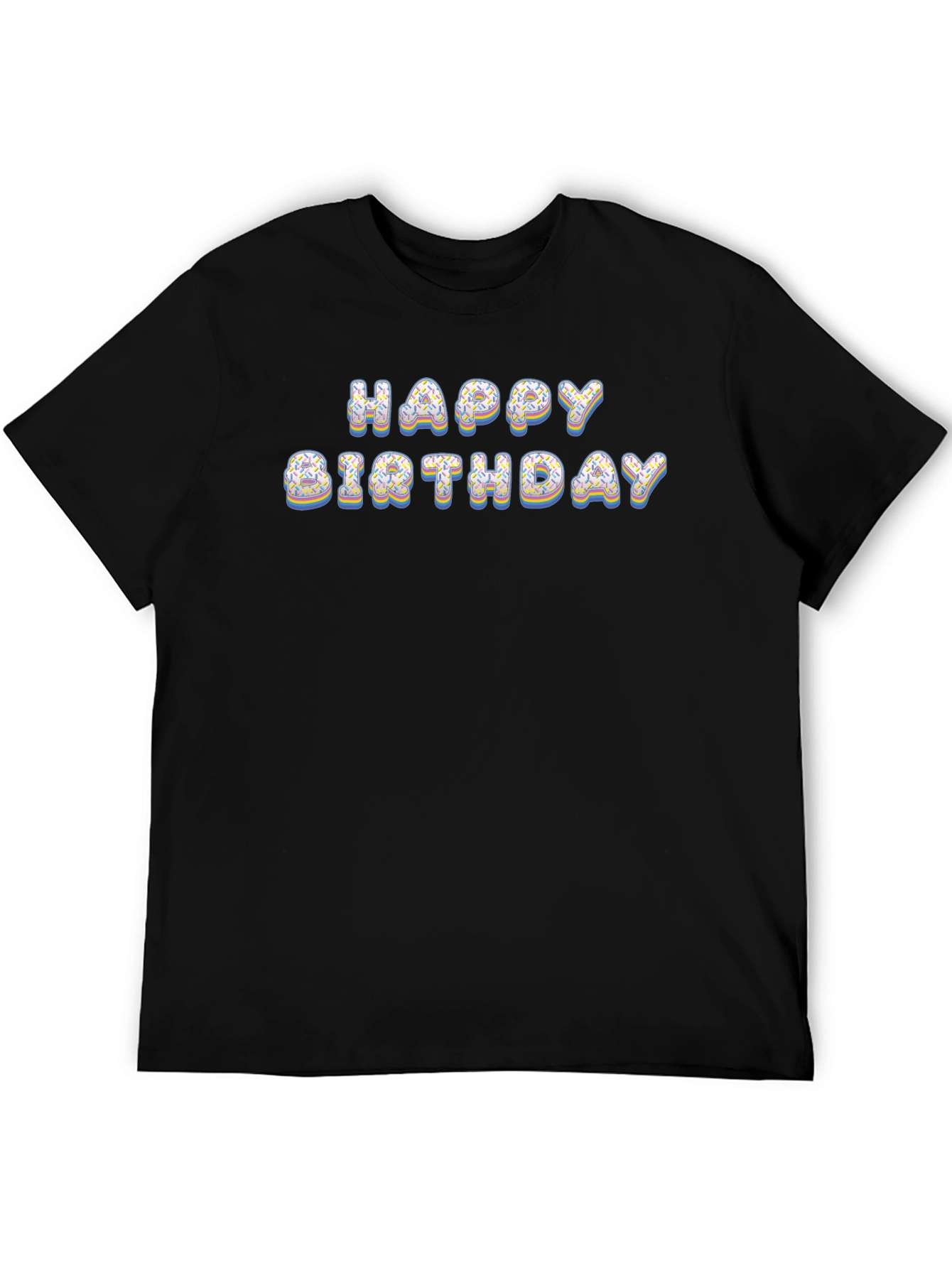 Happy Birthday Donut Letter T-Shirt