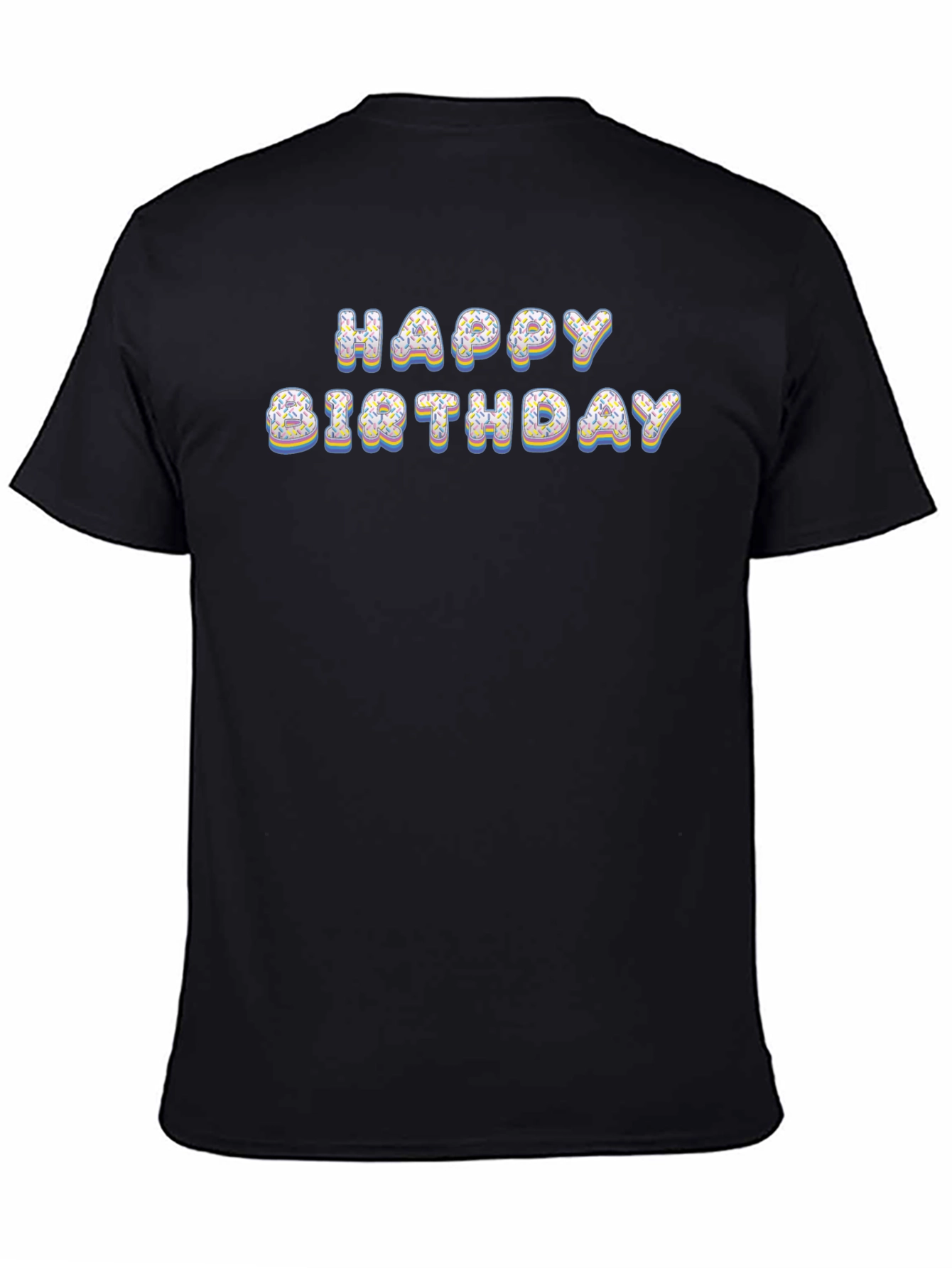 Happy Birthday Donut Letter T-Shirt