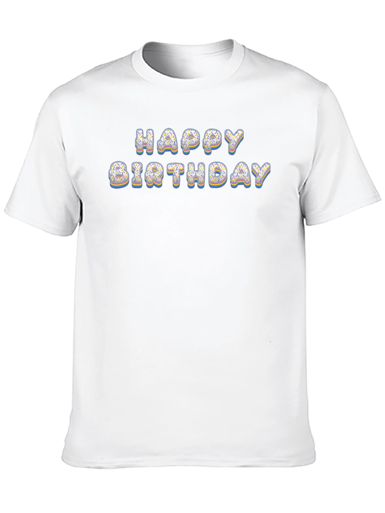 Happy Birthday Donut Letter T-Shirt