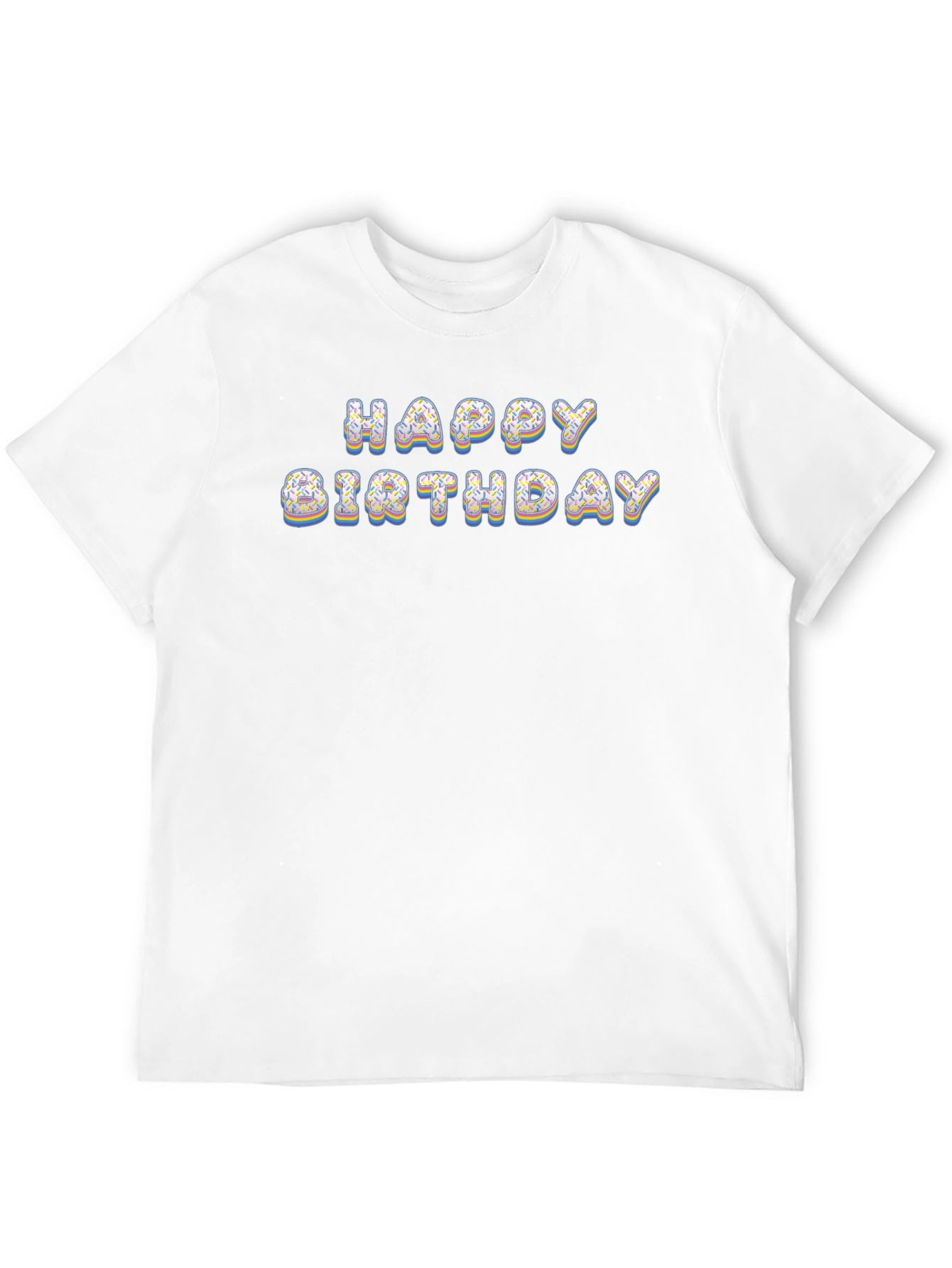 Happy Birthday Donut Letter T-Shirt