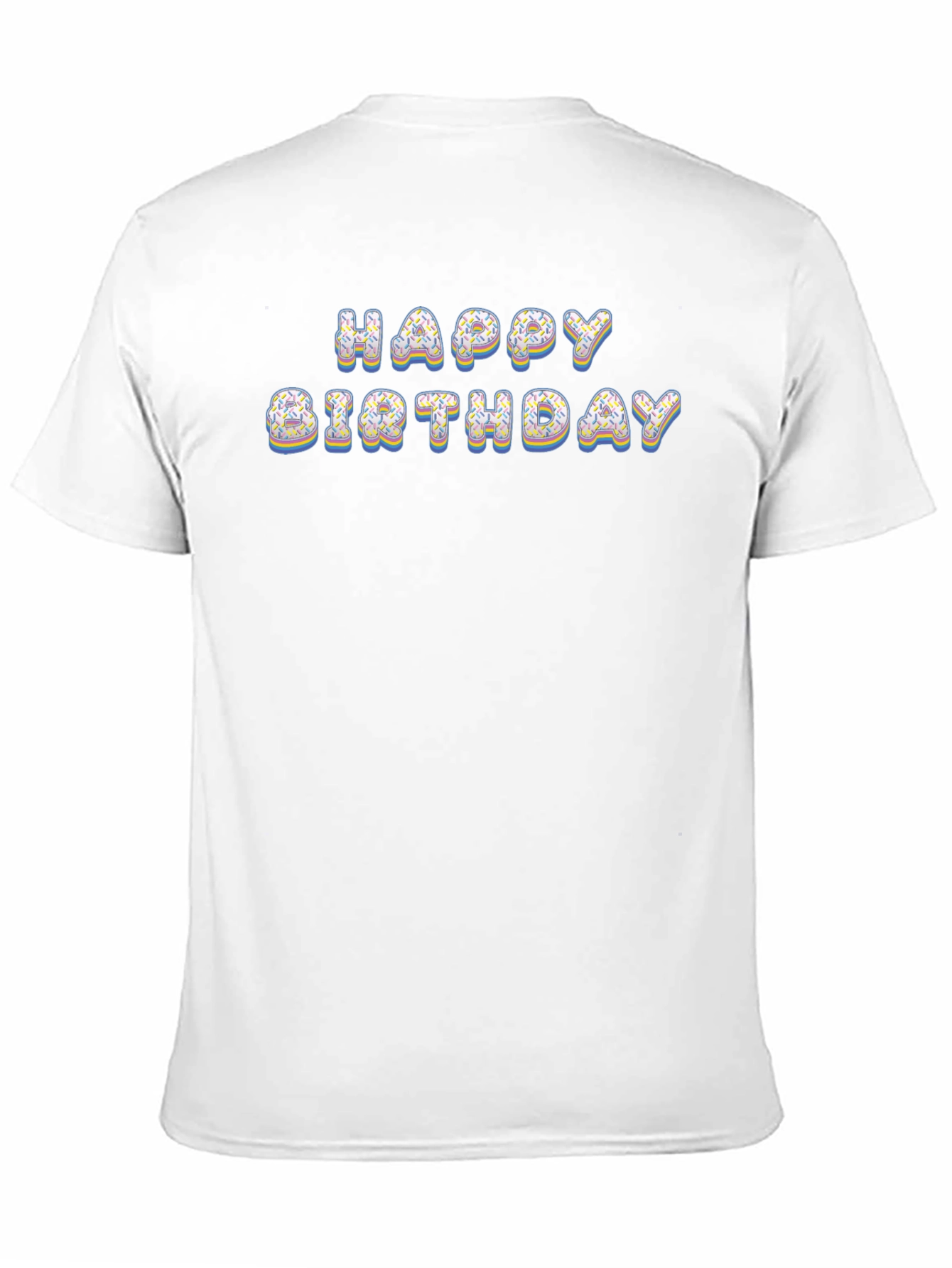 Happy Birthday Donut Letter T-Shirt