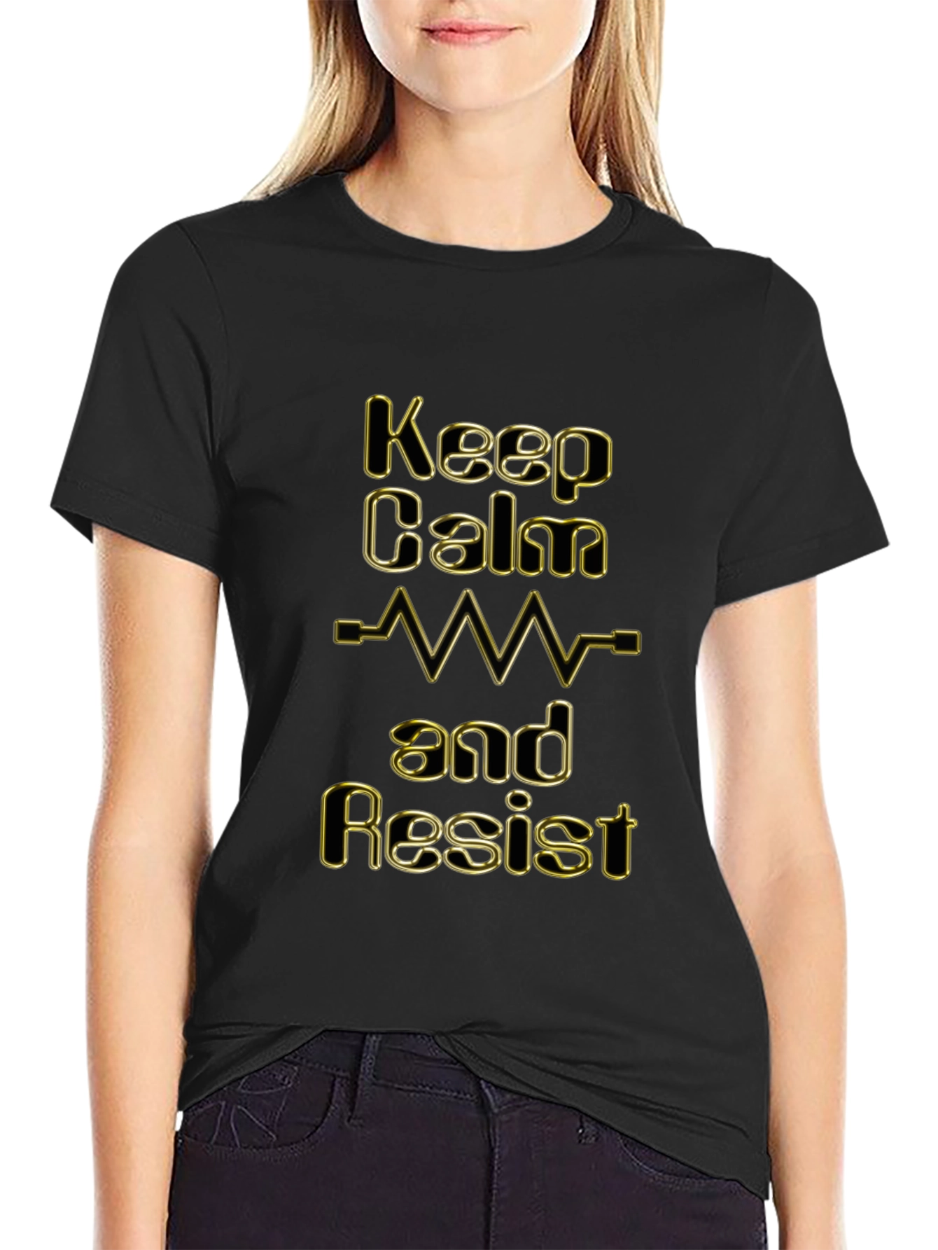 Keep Calm and Resist Graphic Tee