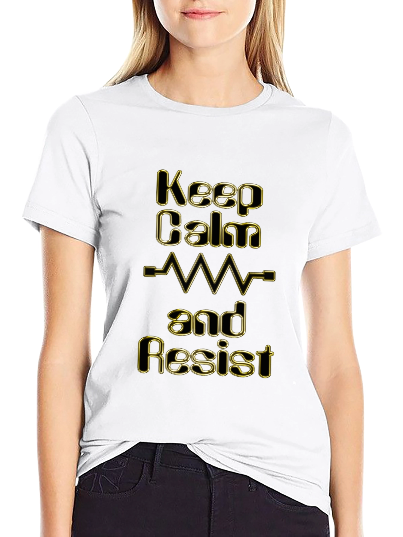 Keep Calm and Resist Graphic Tee
