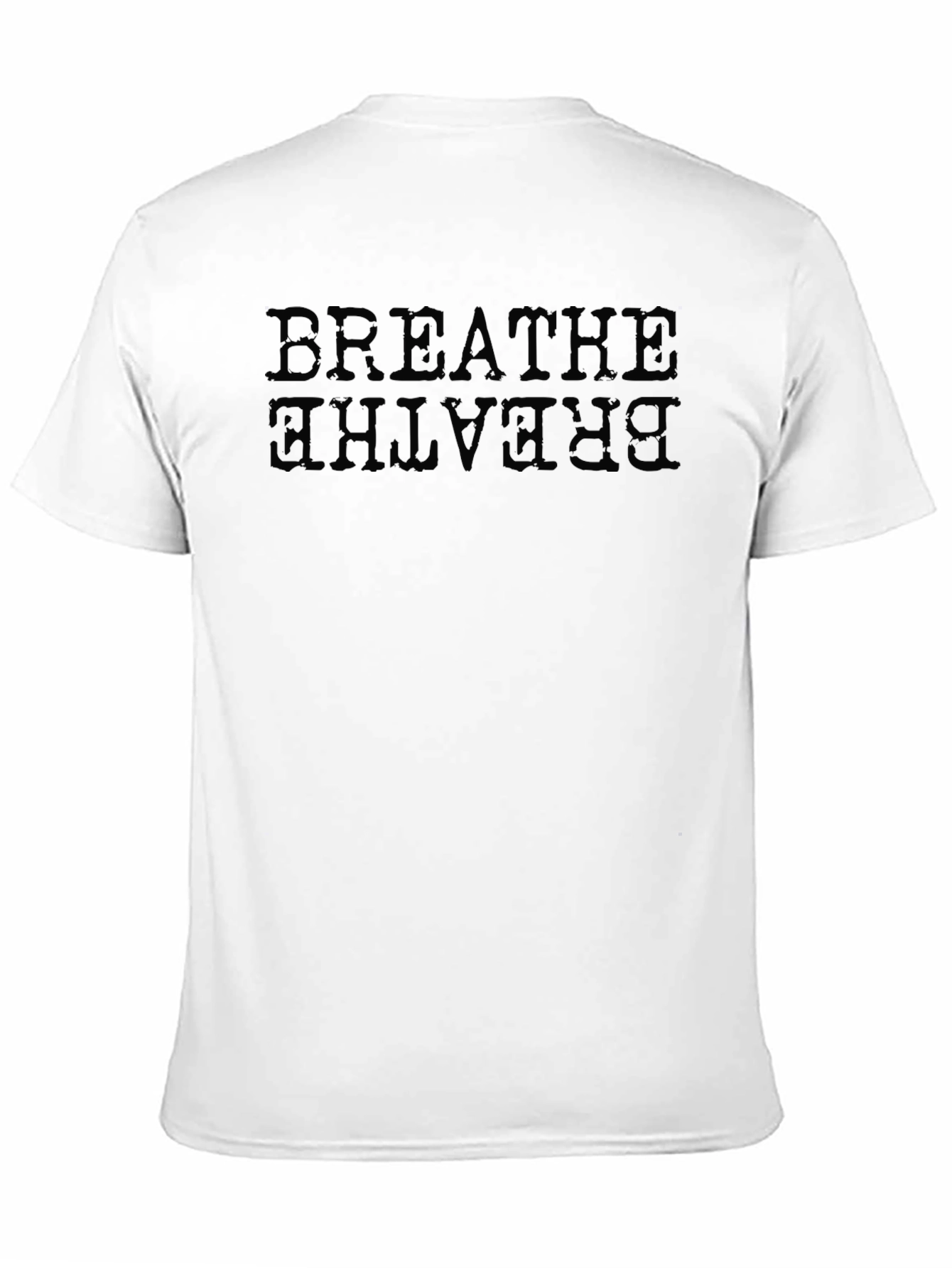 Breathe Graphic Print Crew Neck T-Shirt