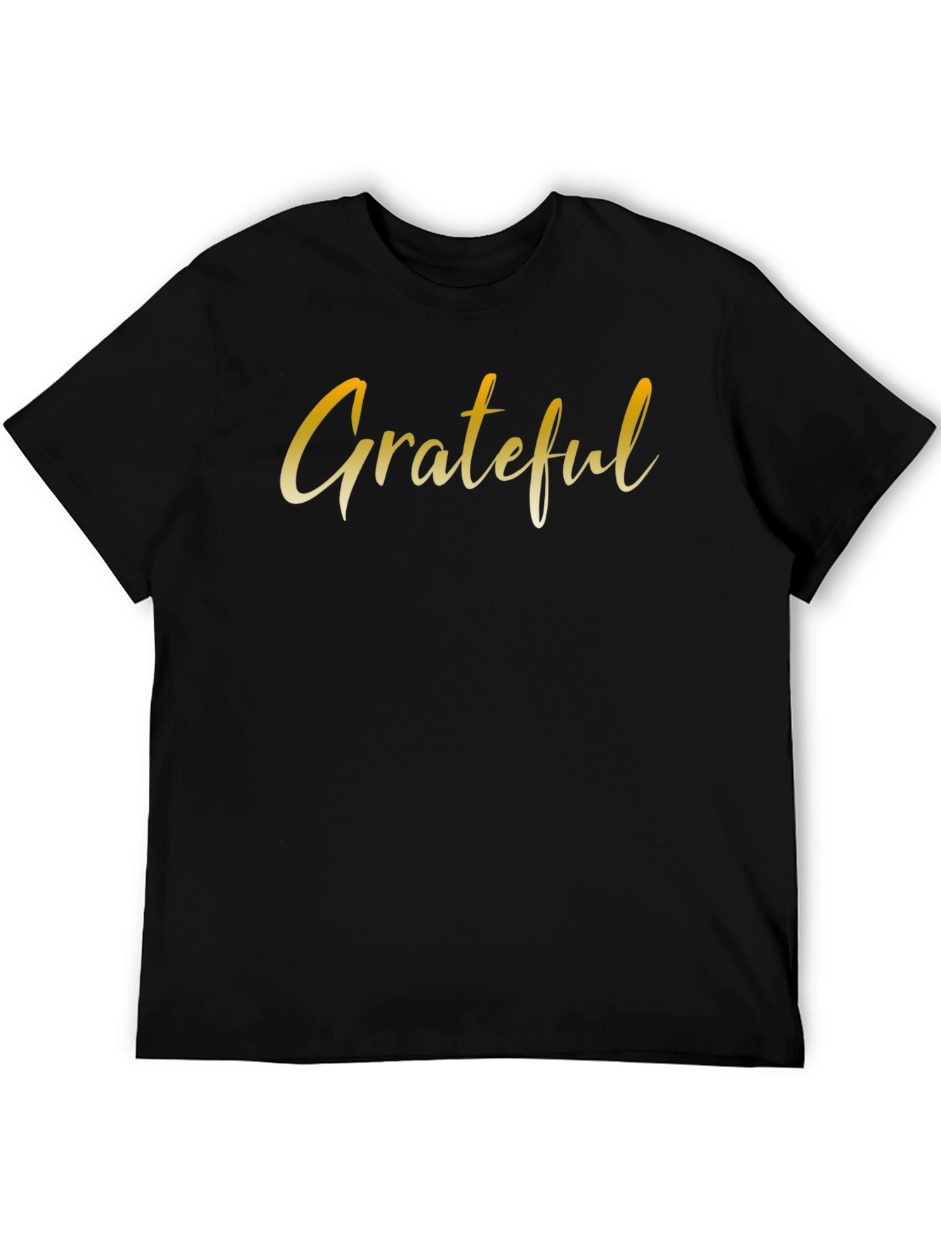 Grateful Black T-Shirt for Men