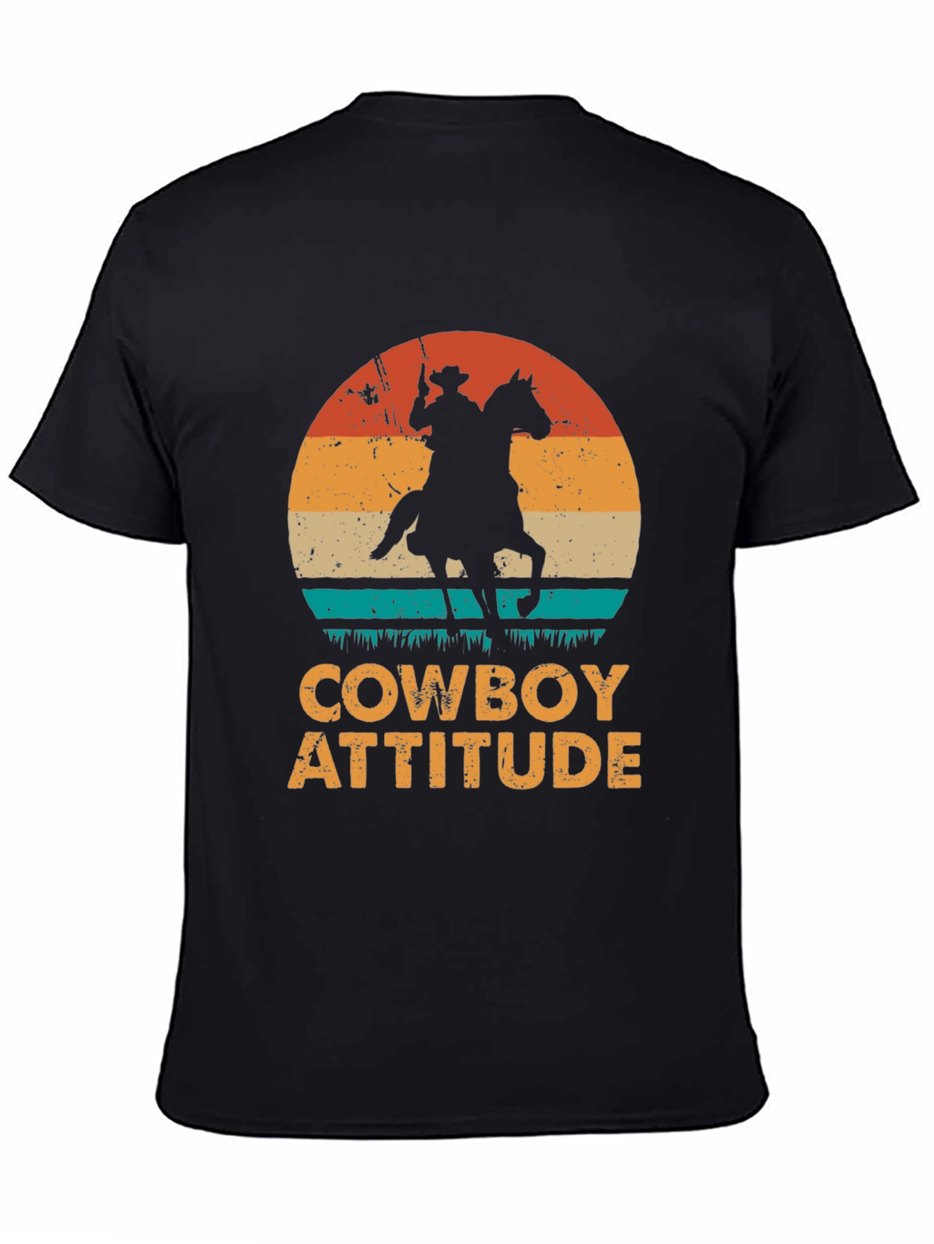 Cowboy Attitude Graphic T-Shirt