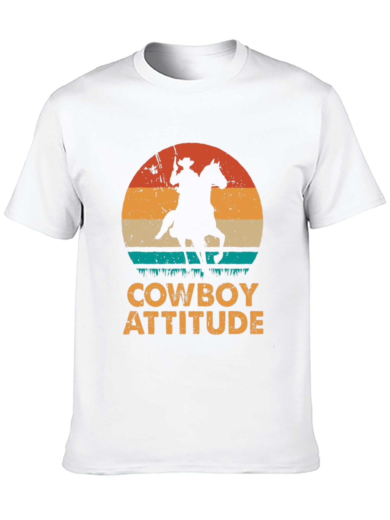 Cowboy Attitude Graphic T-Shirt