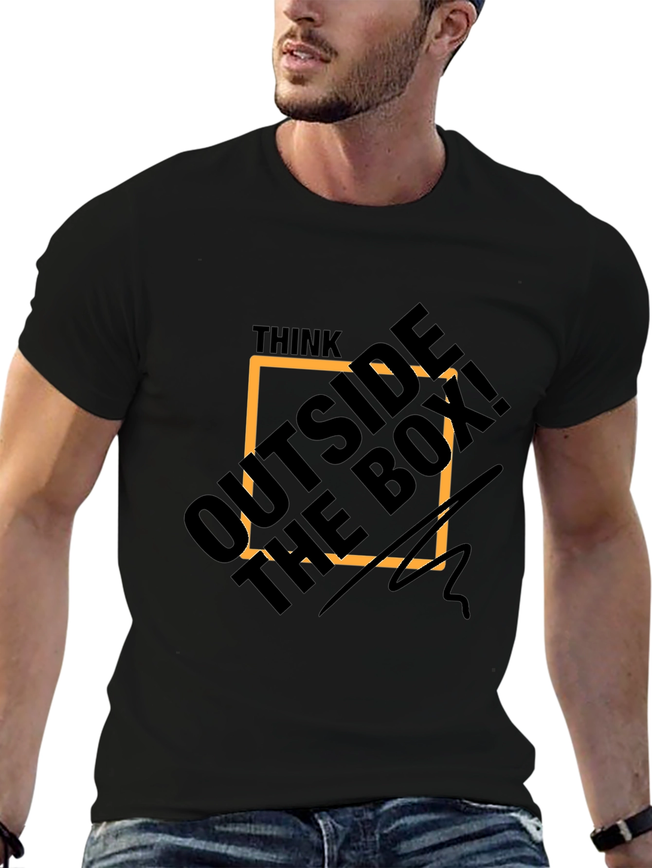 Think Outside the Box Graphic Tee