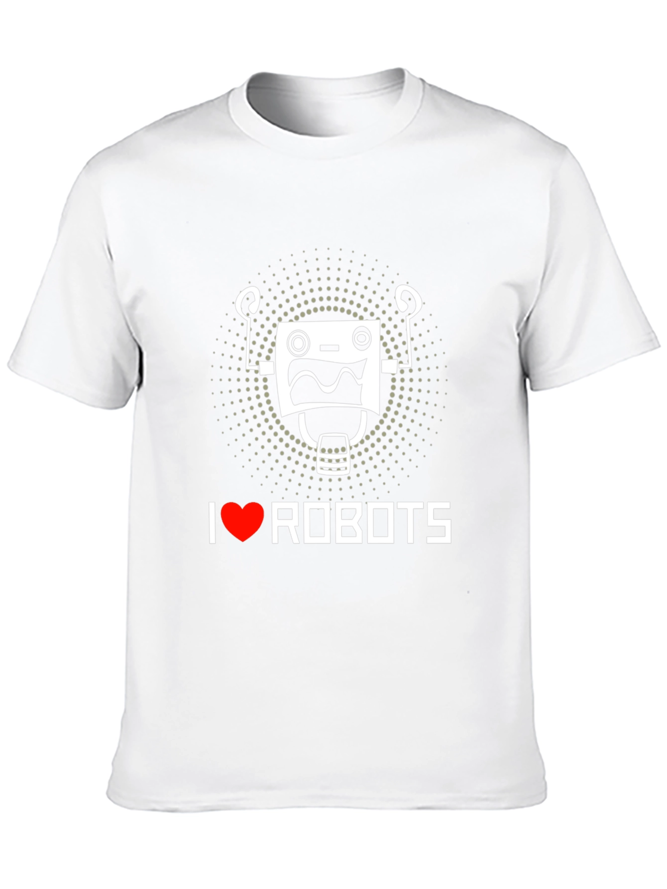 I Love Robots T-Shirt - Black
