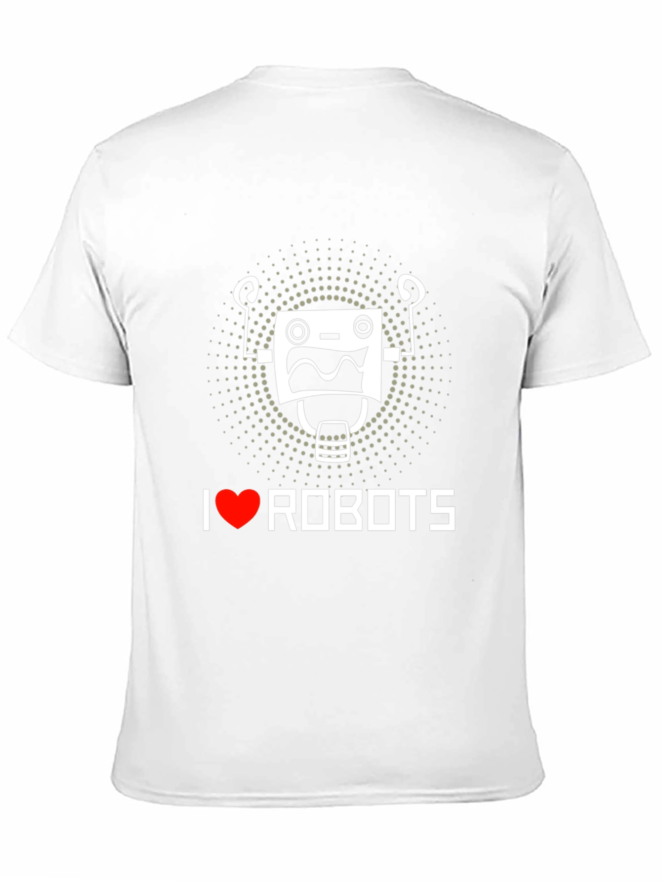 I Love Robots T-Shirt - Black