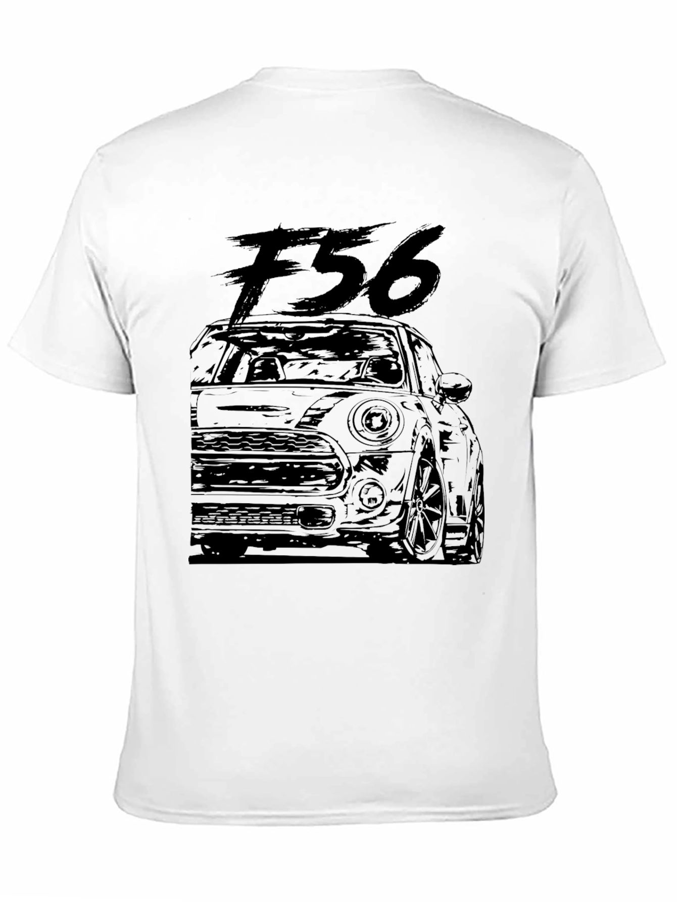 Mini Cooper F56 Car Enthusiast Black T-Shirt