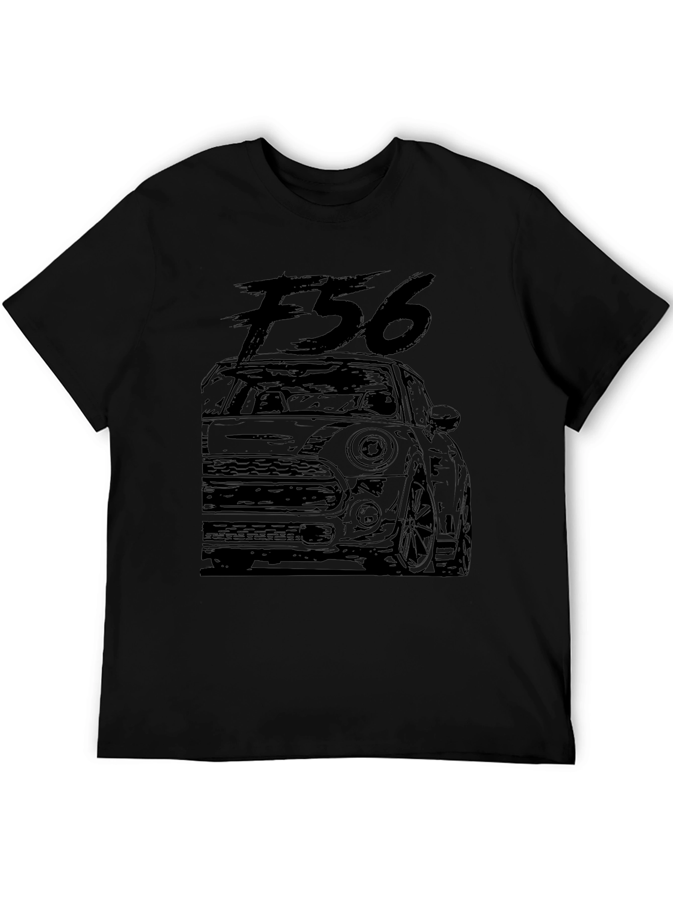 Mini Cooper F56 Car Enthusiast Black T-Shirt
