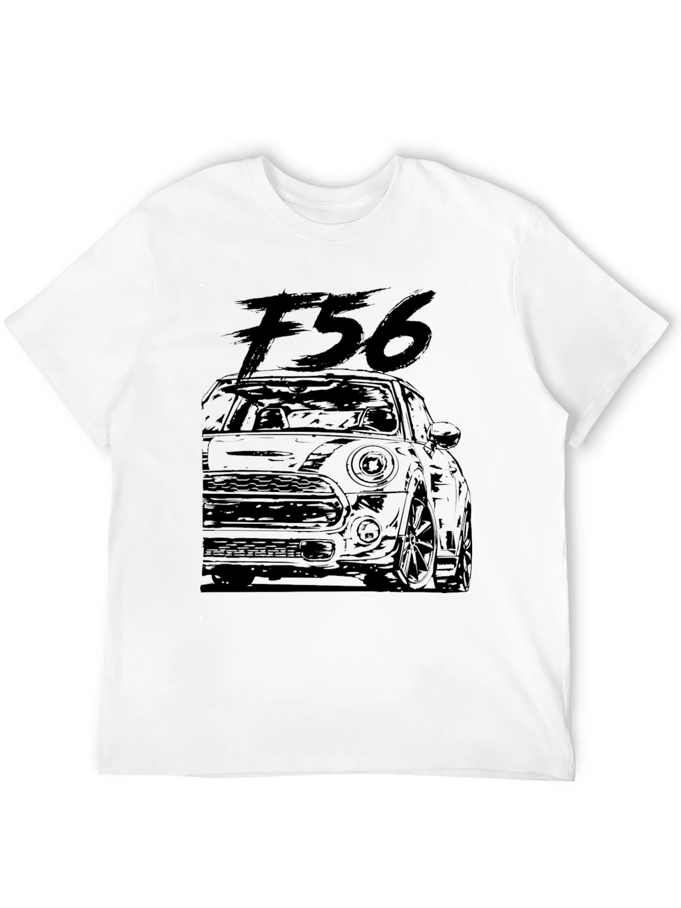 Mini Cooper F56 Car Enthusiast Black T-Shirt