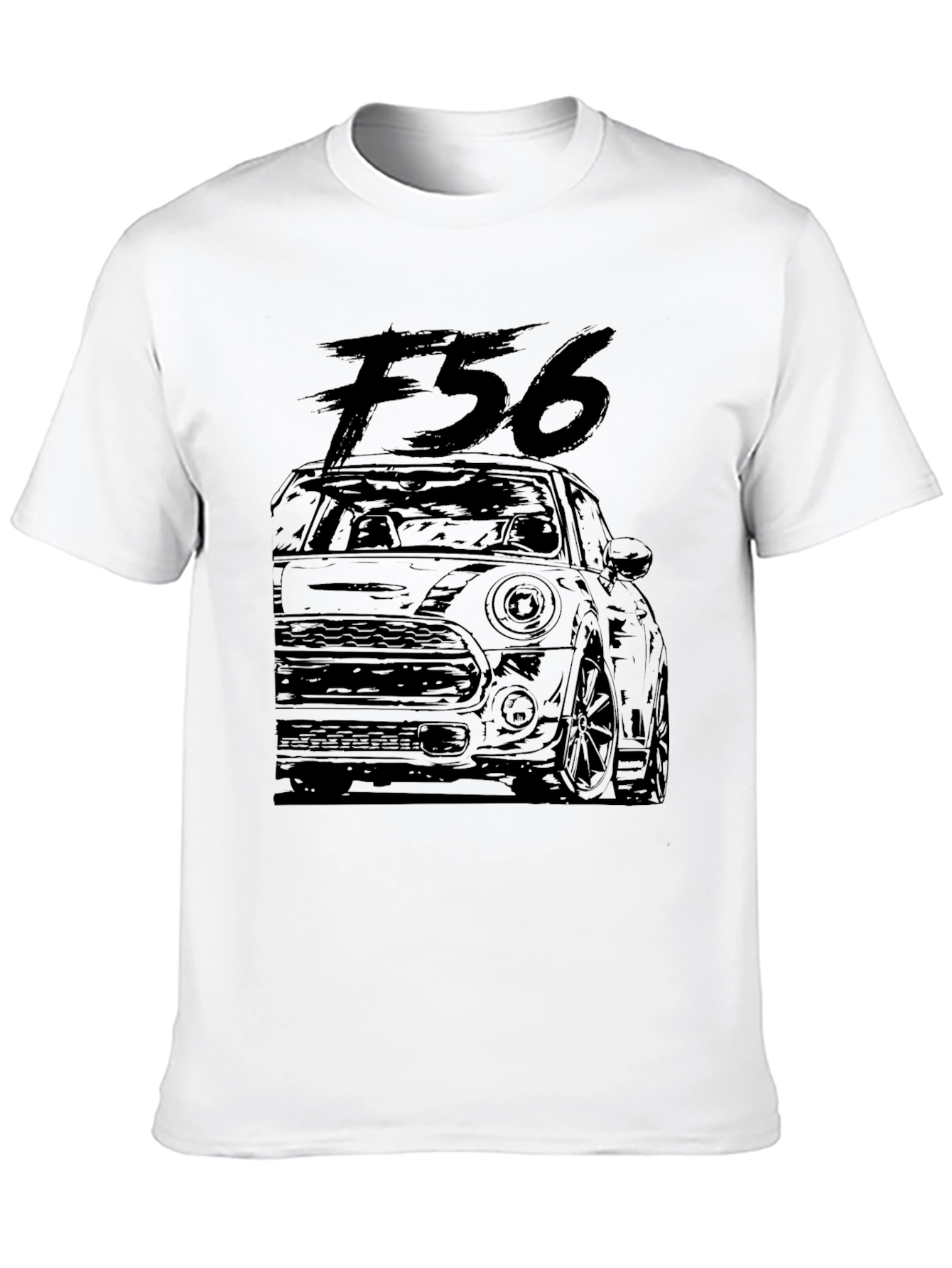Mini Cooper F56 Car Enthusiast Black T-Shirt