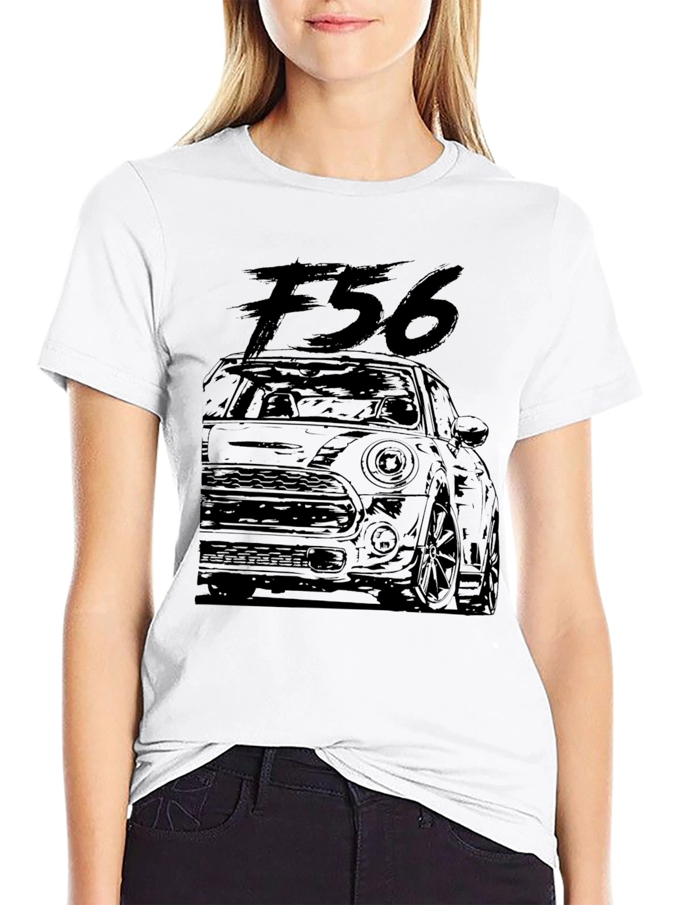 Mini Cooper F56 Car Enthusiast Black T-Shirt