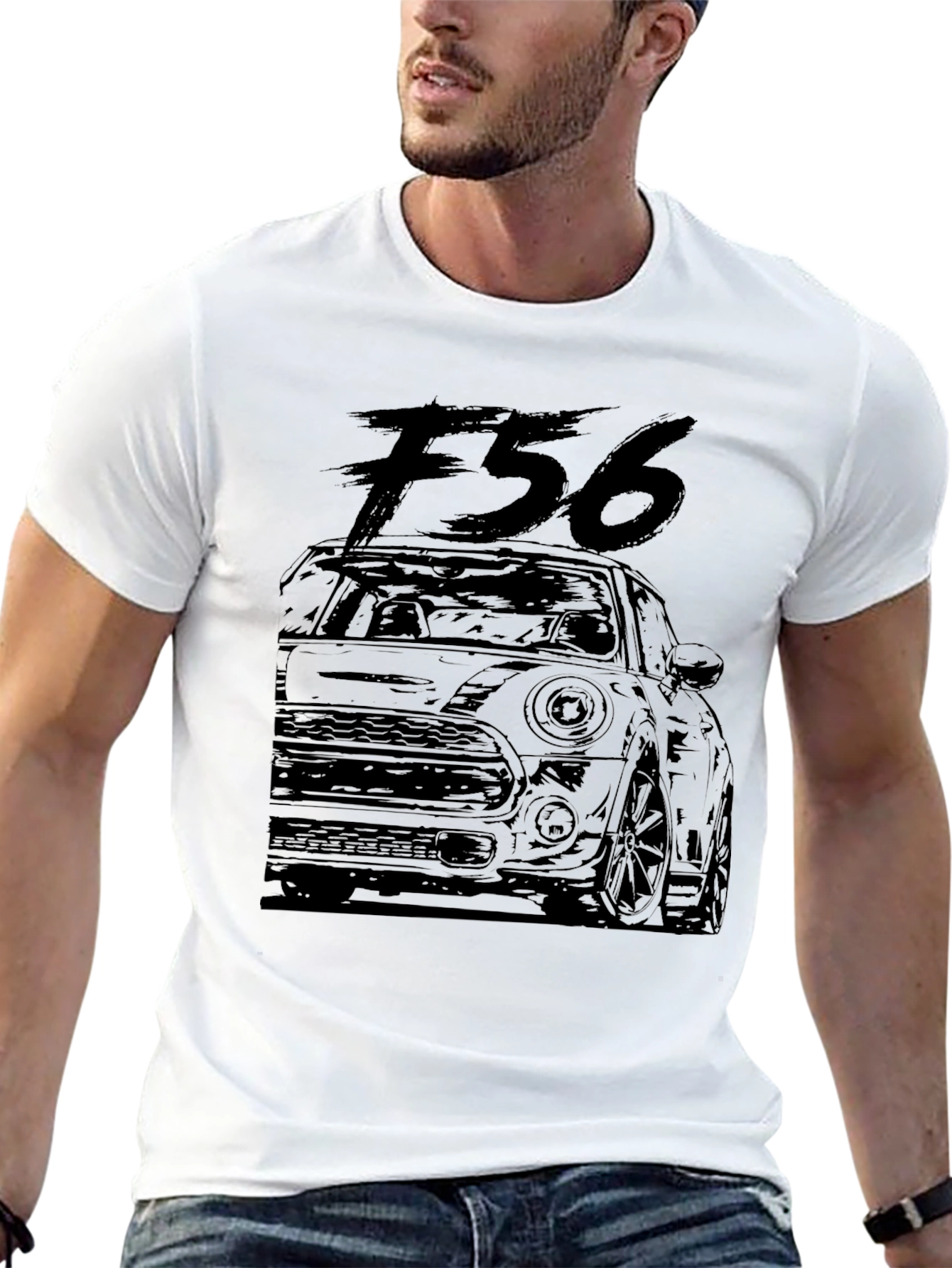 Mini Cooper F56 Car Enthusiast Black T-Shirt