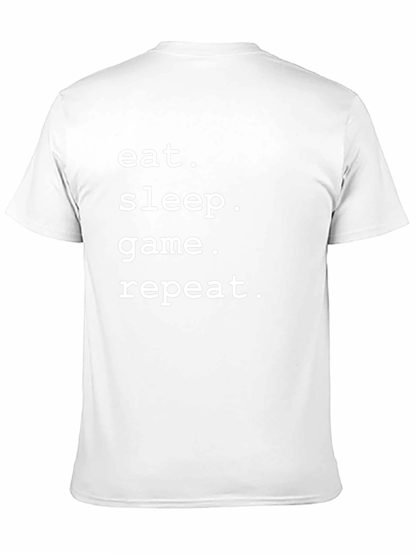 Eat Sleep Game Repeat Black Tee