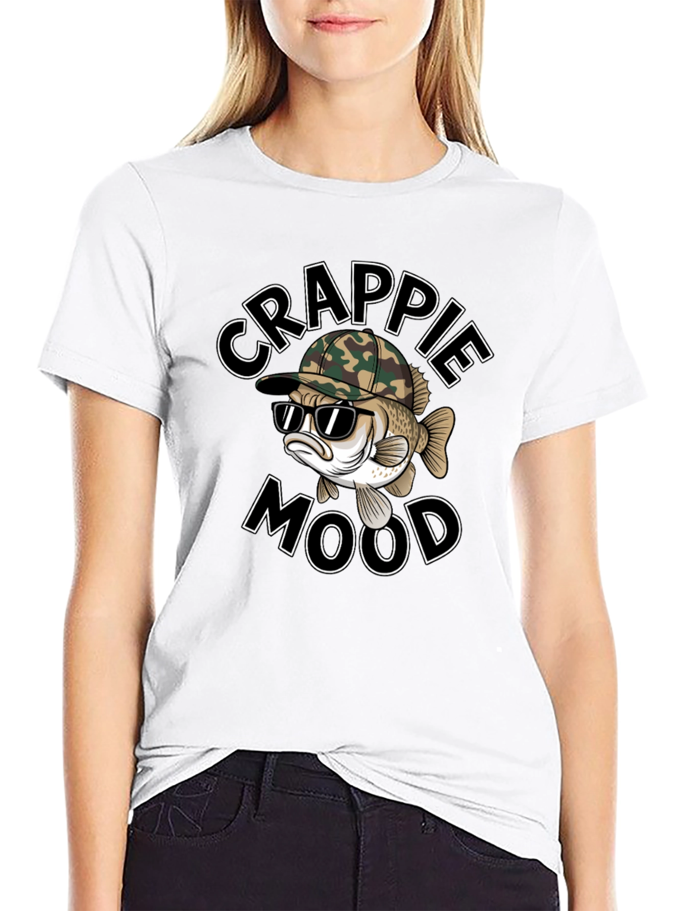 Crappie Mood Fishing T-Shirt - Angler Gift