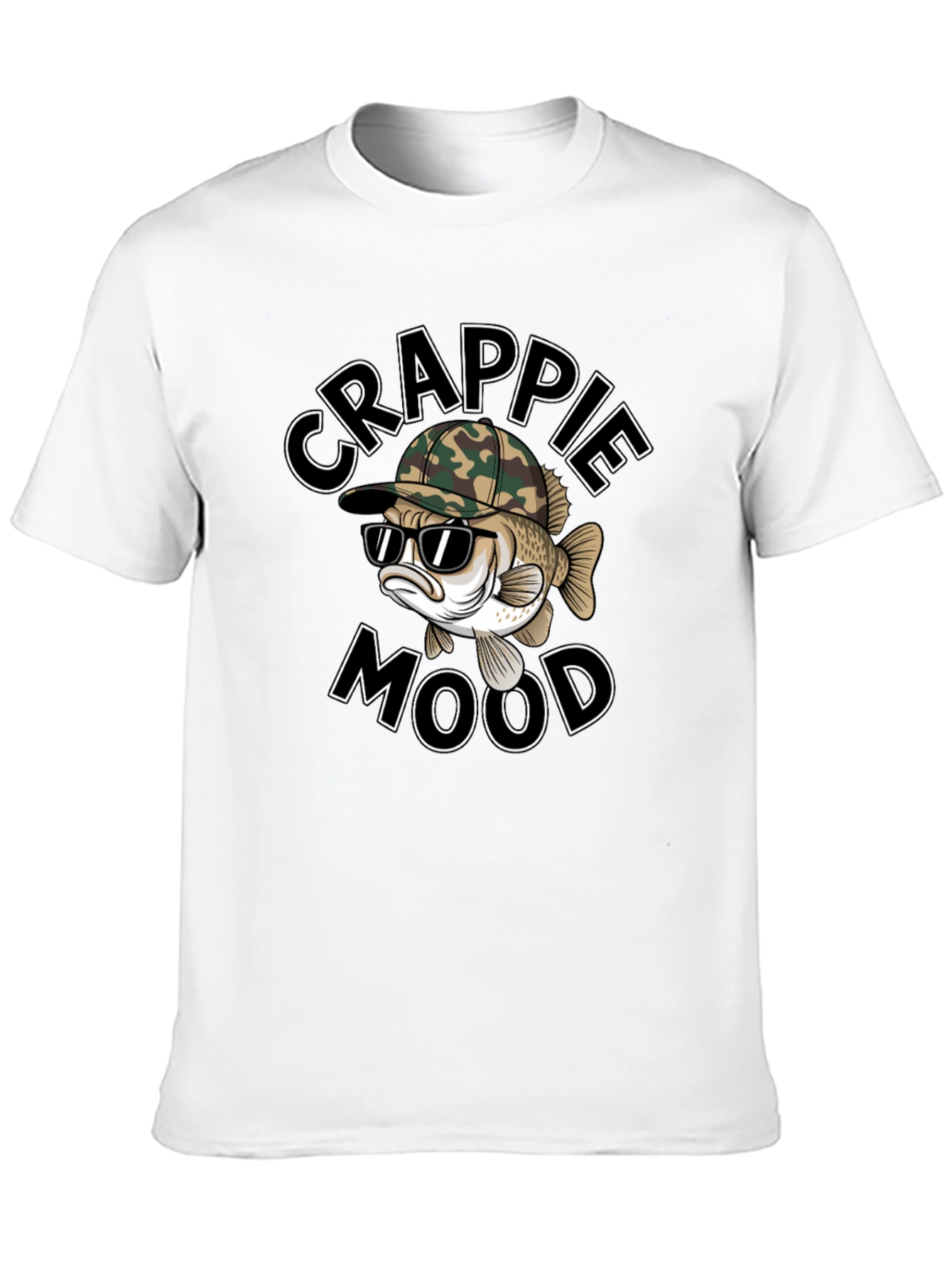 Crappie Mood Fishing T-Shirt - Angler Gift