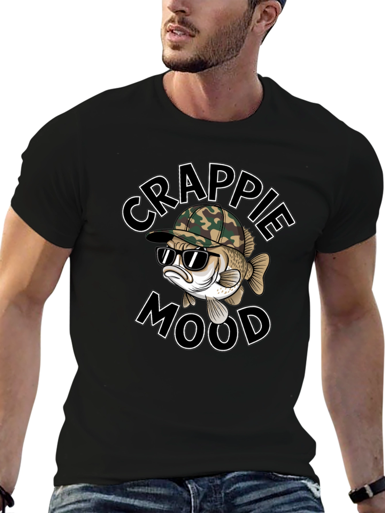 Crappie Mood Fishing T-Shirt - Angler Gift