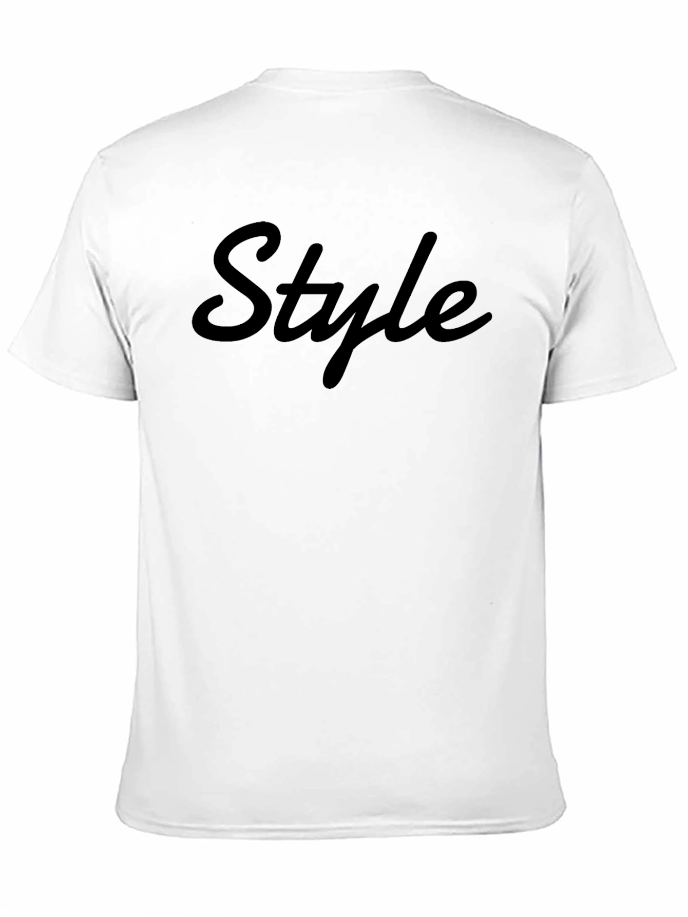 Mens Black Style Graphic Tee