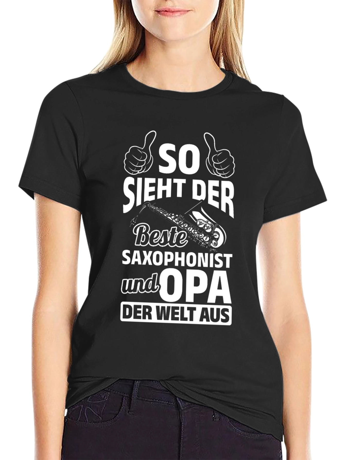 Saxophonist Opa T-Shirt - Best Grandfather Ever!
