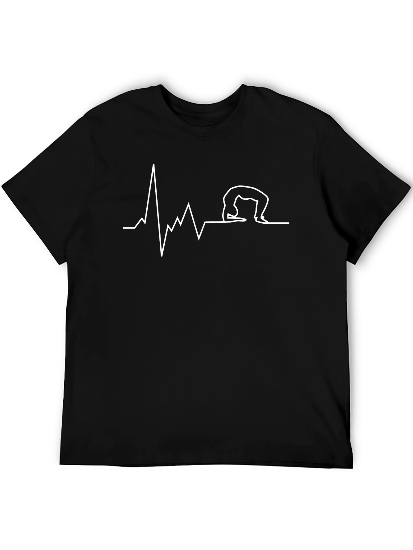 Yoga Heartbeat T-Shirt - Fitness Tee