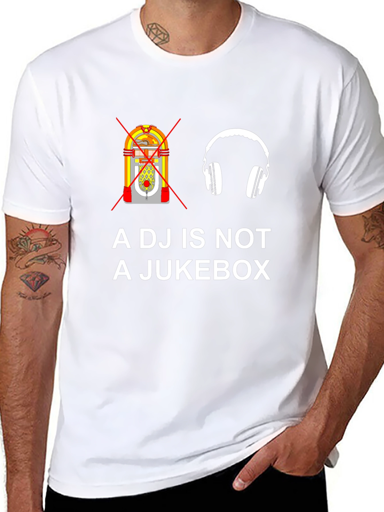 DJ Not a Jukebox Graphic Tee