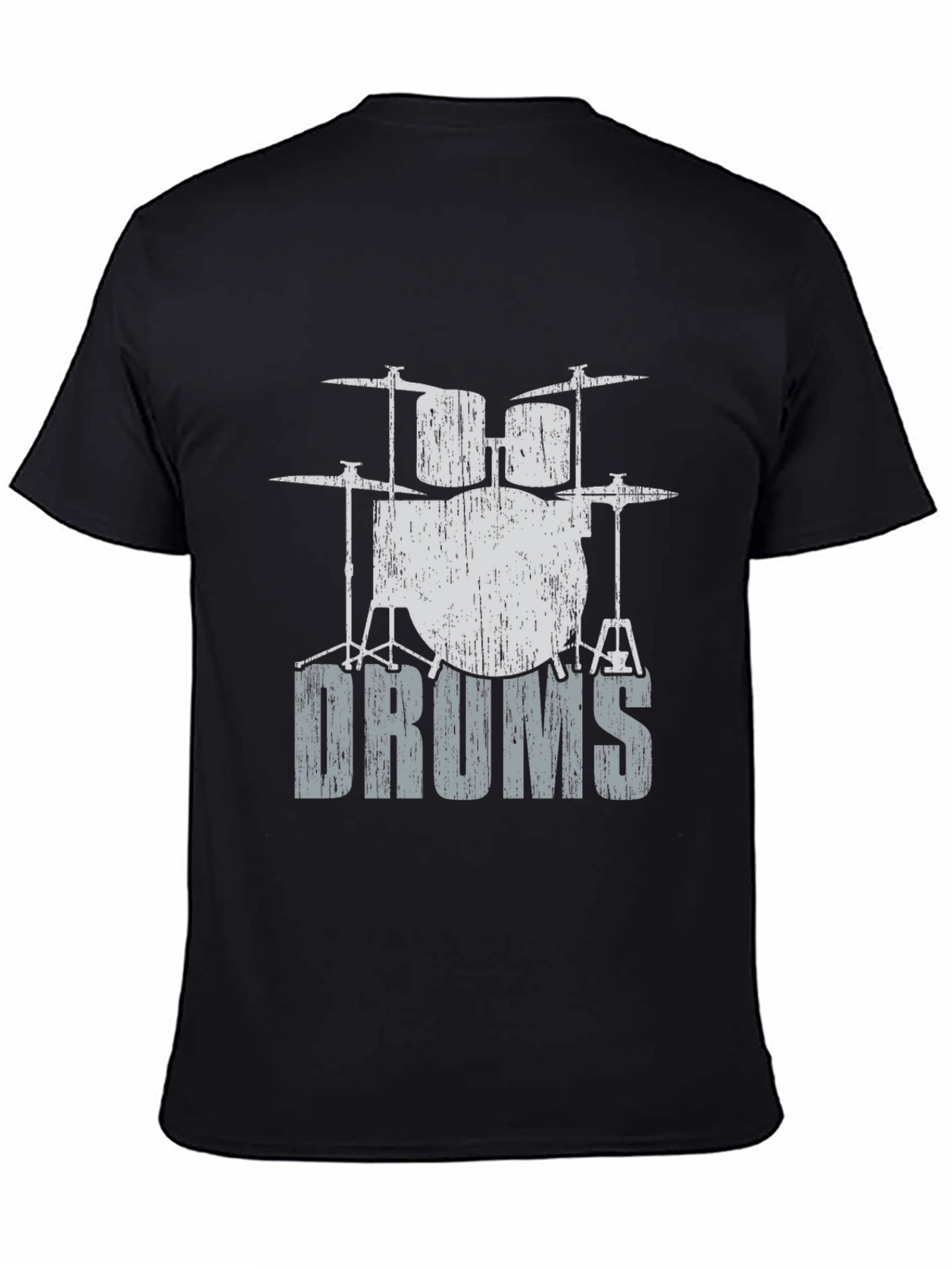 Distressed Drums Graphic T-Shirt