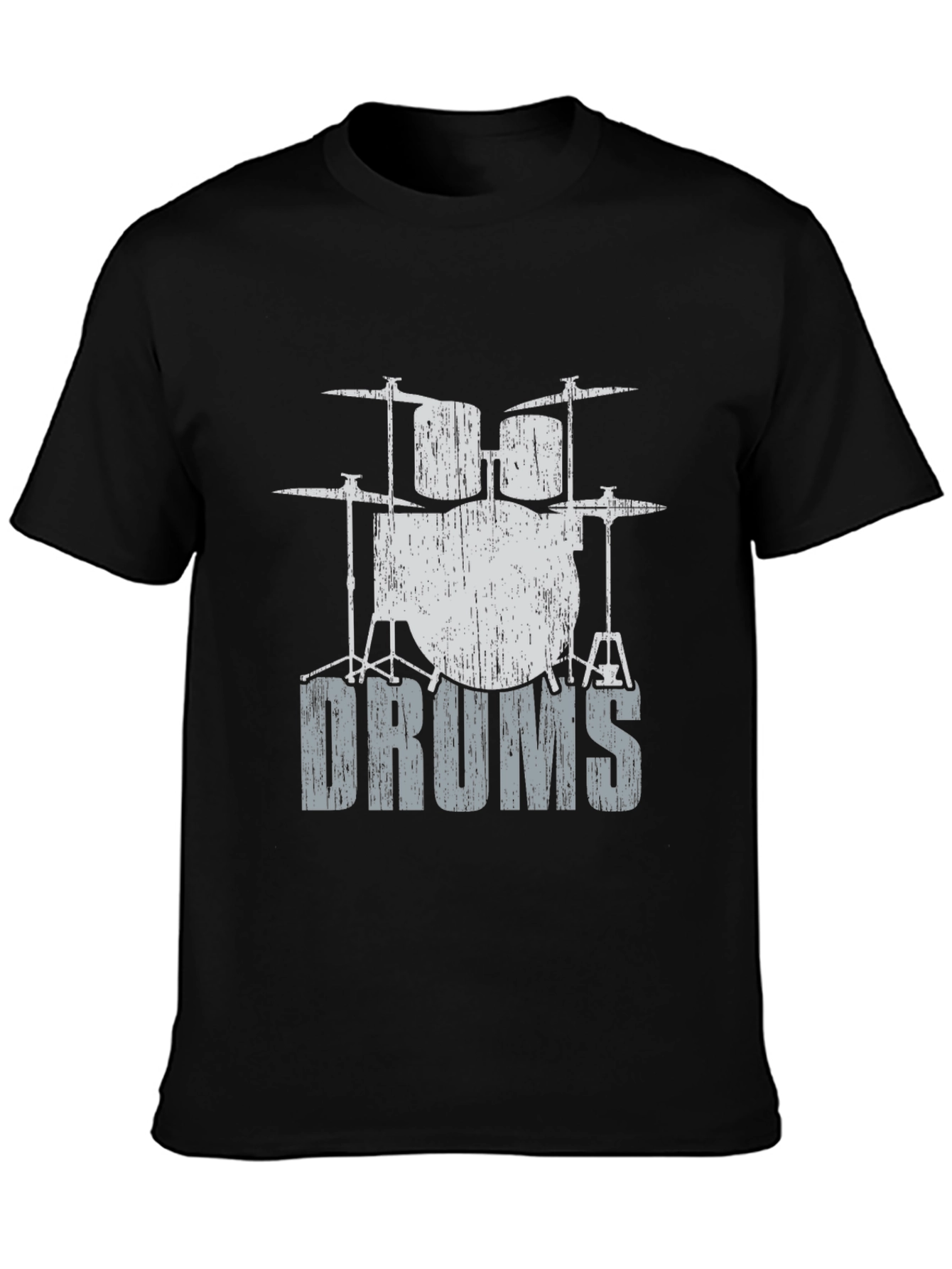 Distressed Drums Graphic T-Shirt