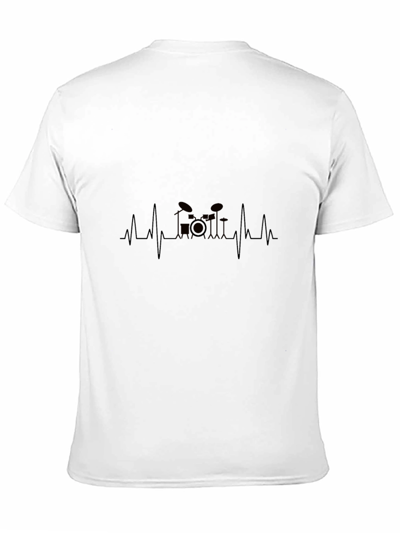 Drumbeat Heartbeat T-Shirt - Music Lover Tee